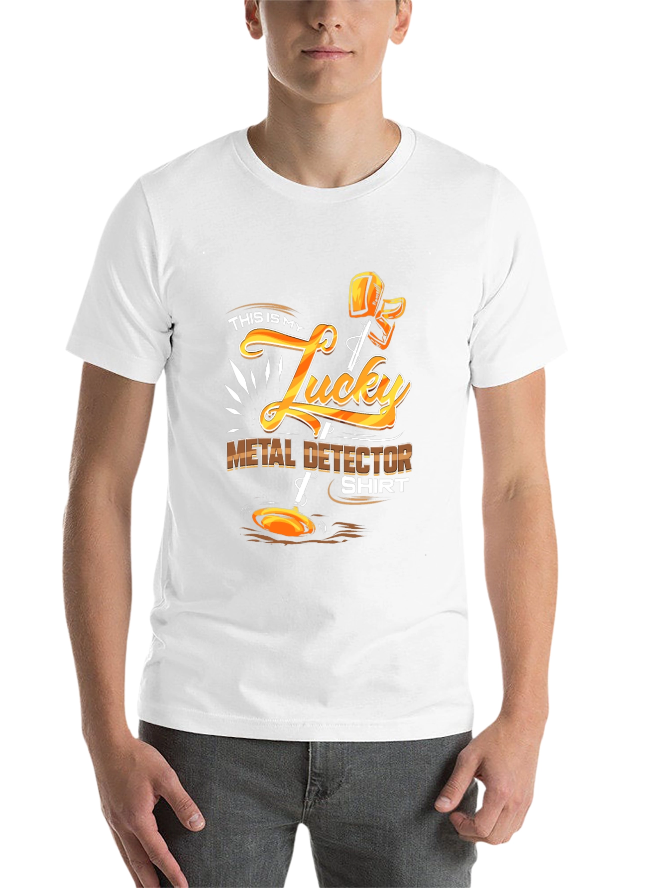 Black Lucky Metal Detector Shirt - Hobby Apparel view 14