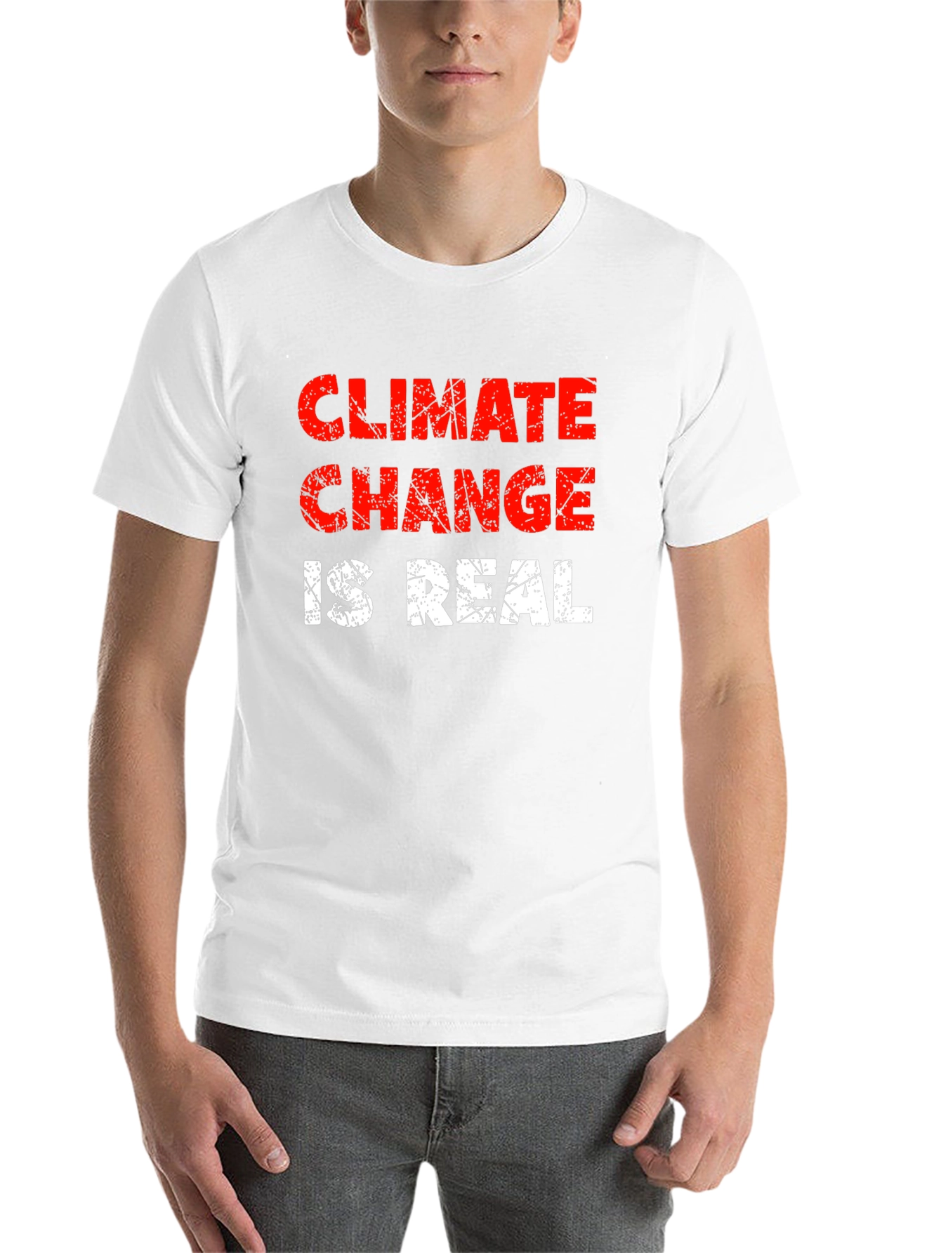 Black Climate Change Is Real Graphic Tee view 14