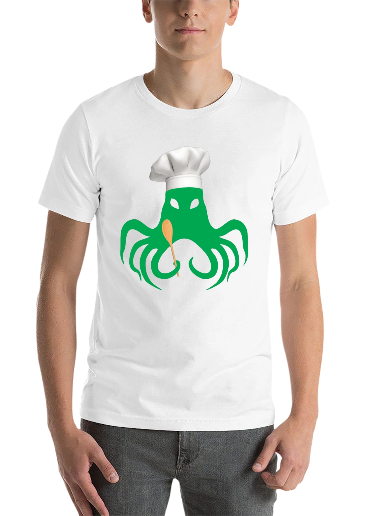 Black Chefthulhu Black Graphic Tee - Tentacle Culinary Master view 14
