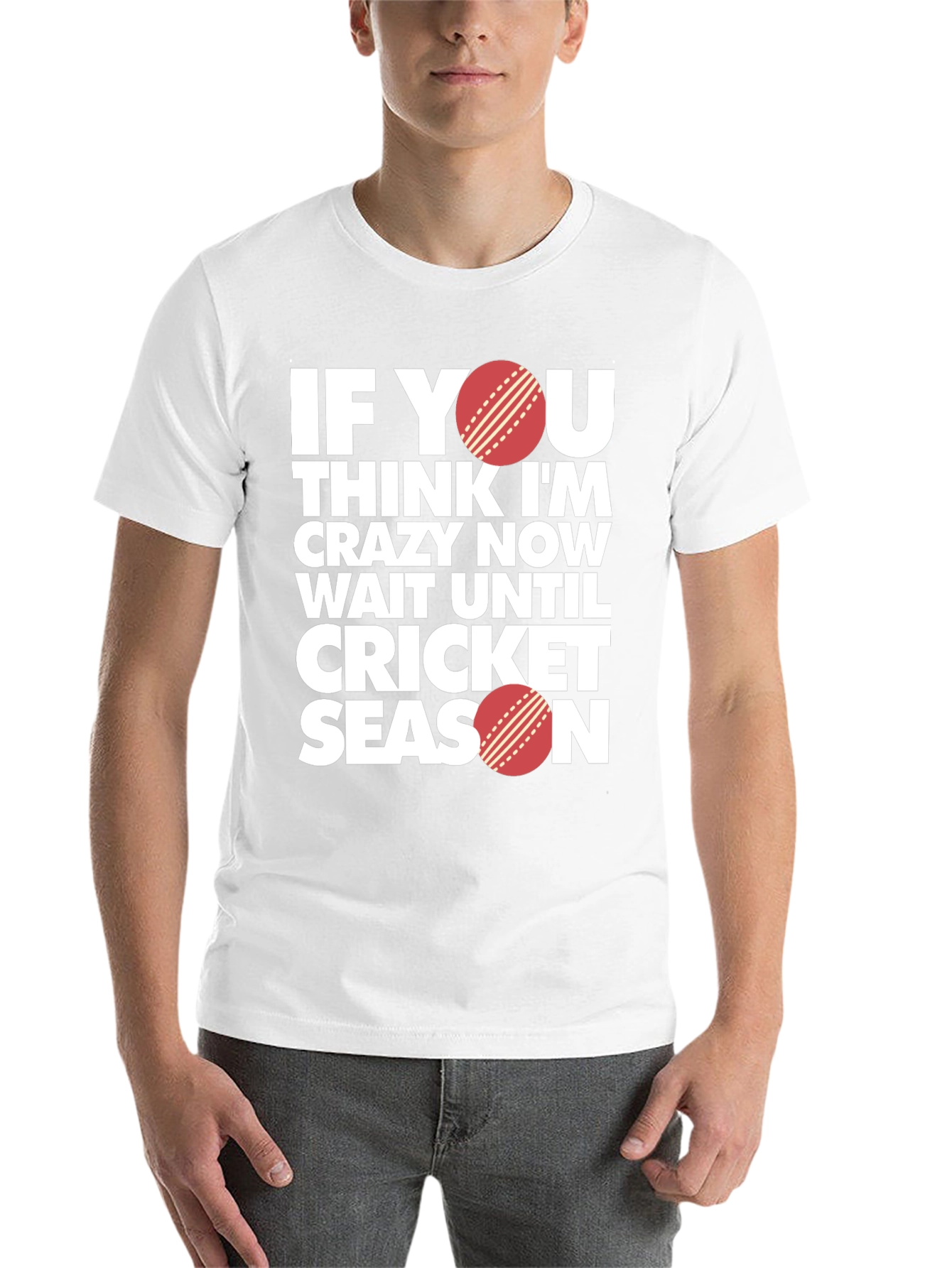 Black Cricket Season T-Shirt - Funny Sports Tee view 14