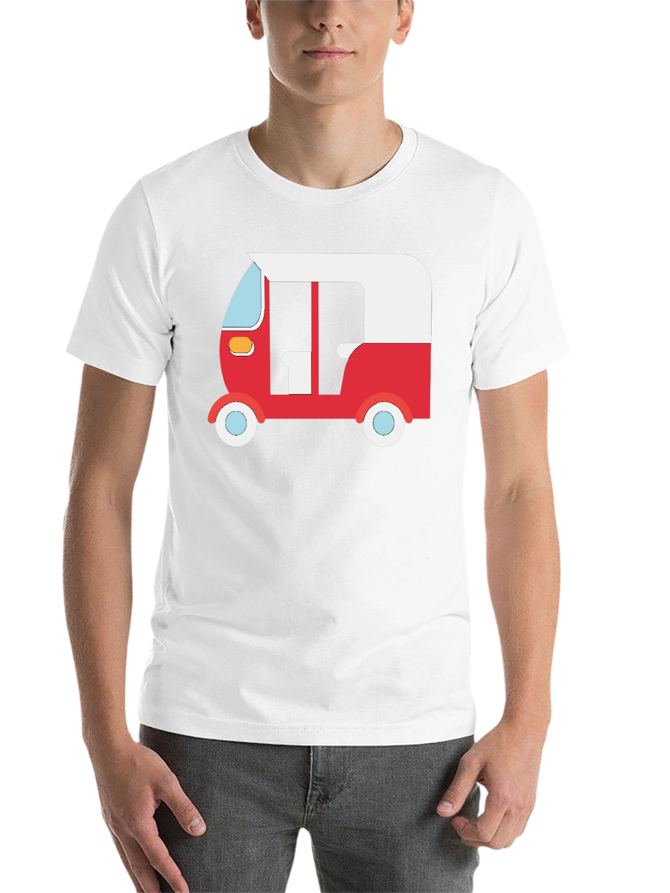 Black Auto Rickshaw Graphic Tee - Black view 14