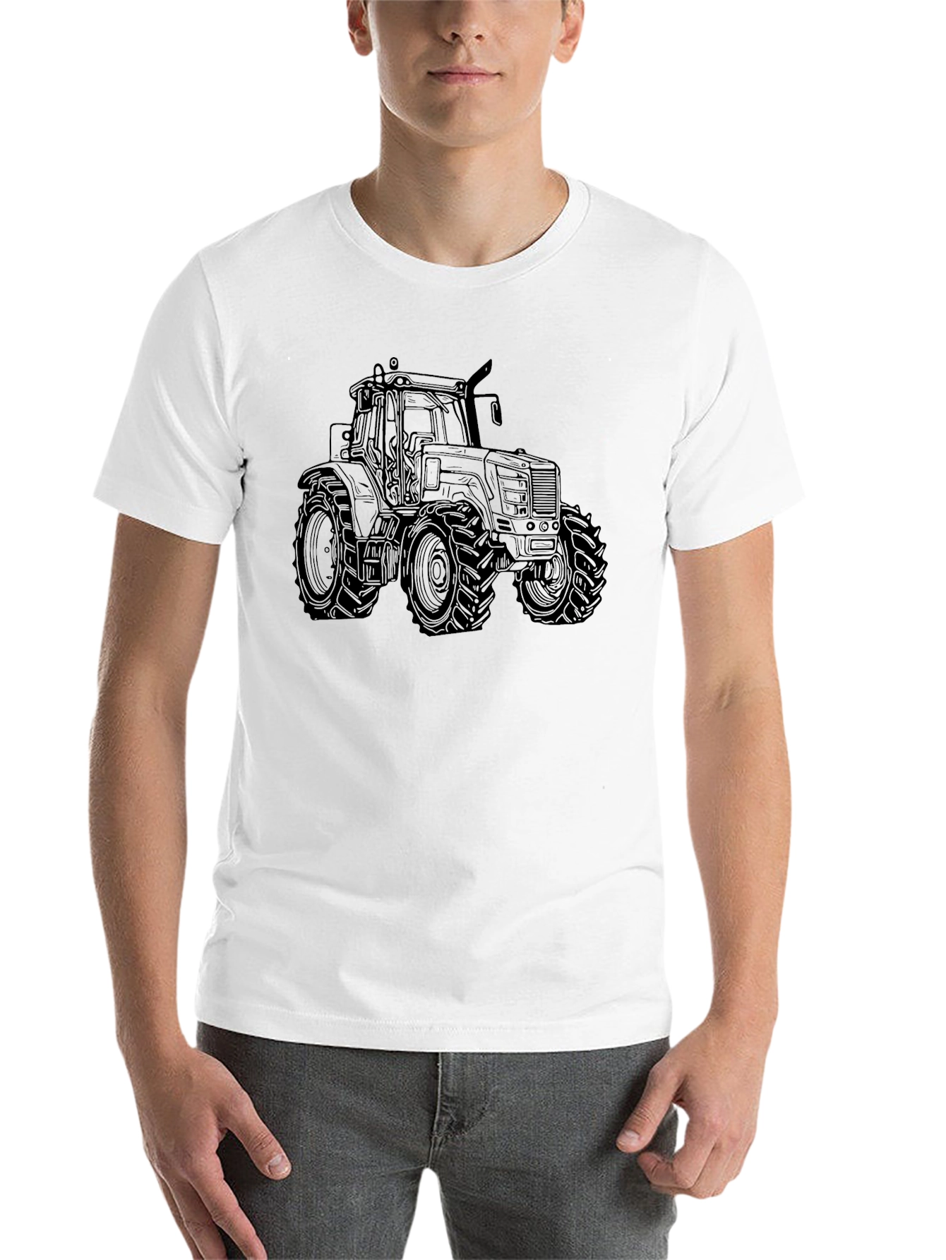 Black Black Tractor Graphic Tee - Farm Life Apparel view 14