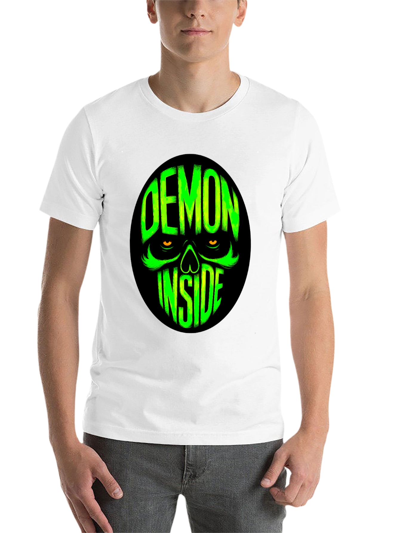 Black Demon Inside Graphic Tee - Black view 14