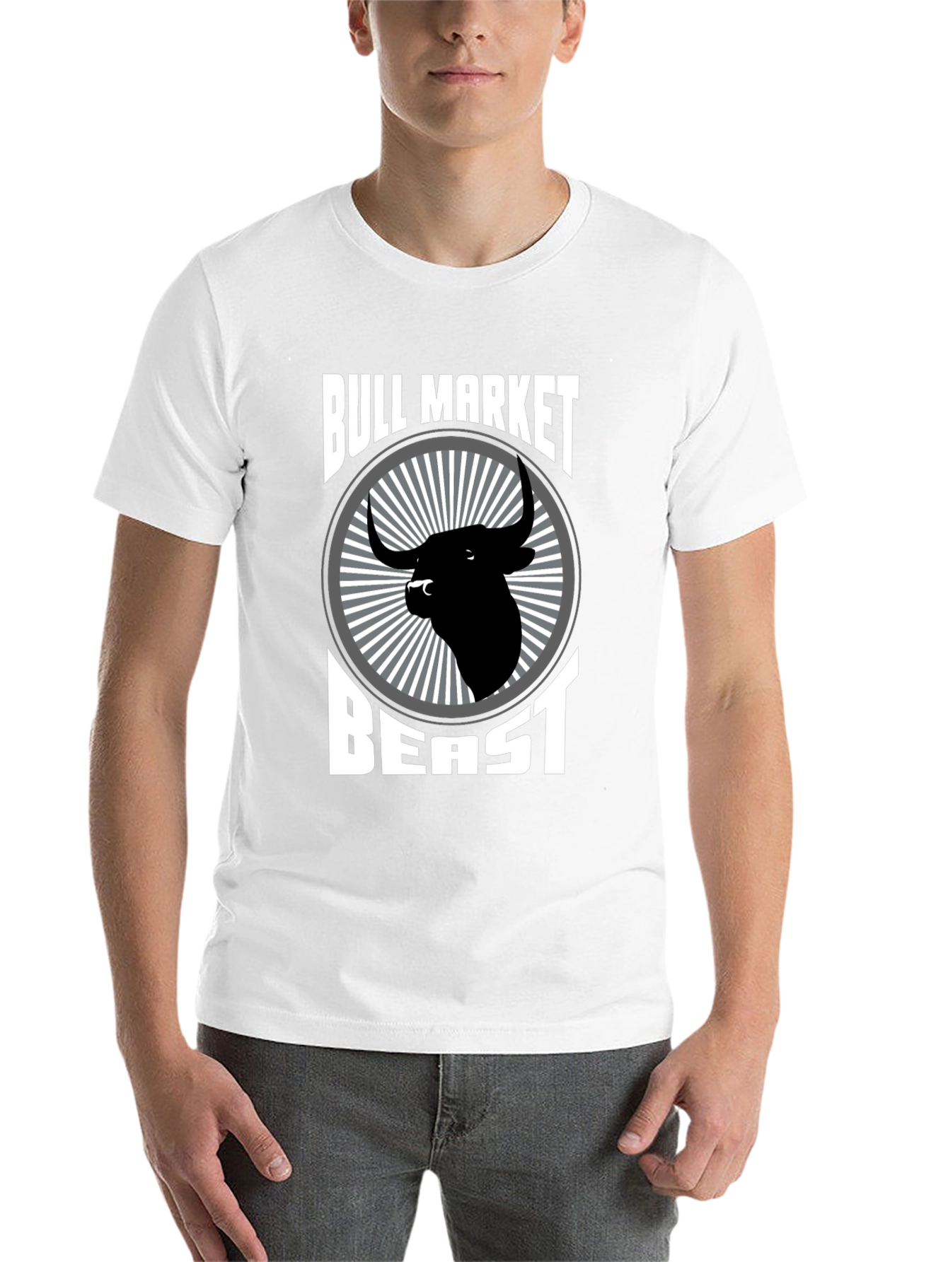 Black Bull Market Beast T-Shirt - Black Graphic Tee view 14