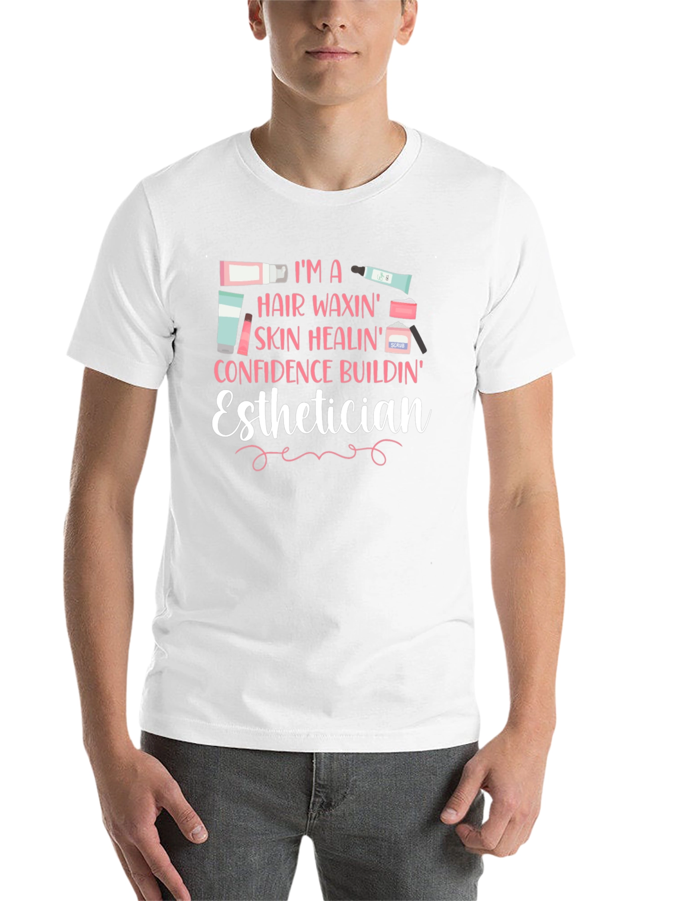 Esthetician Hair Waxing Skin Healing T-Shirt - 14