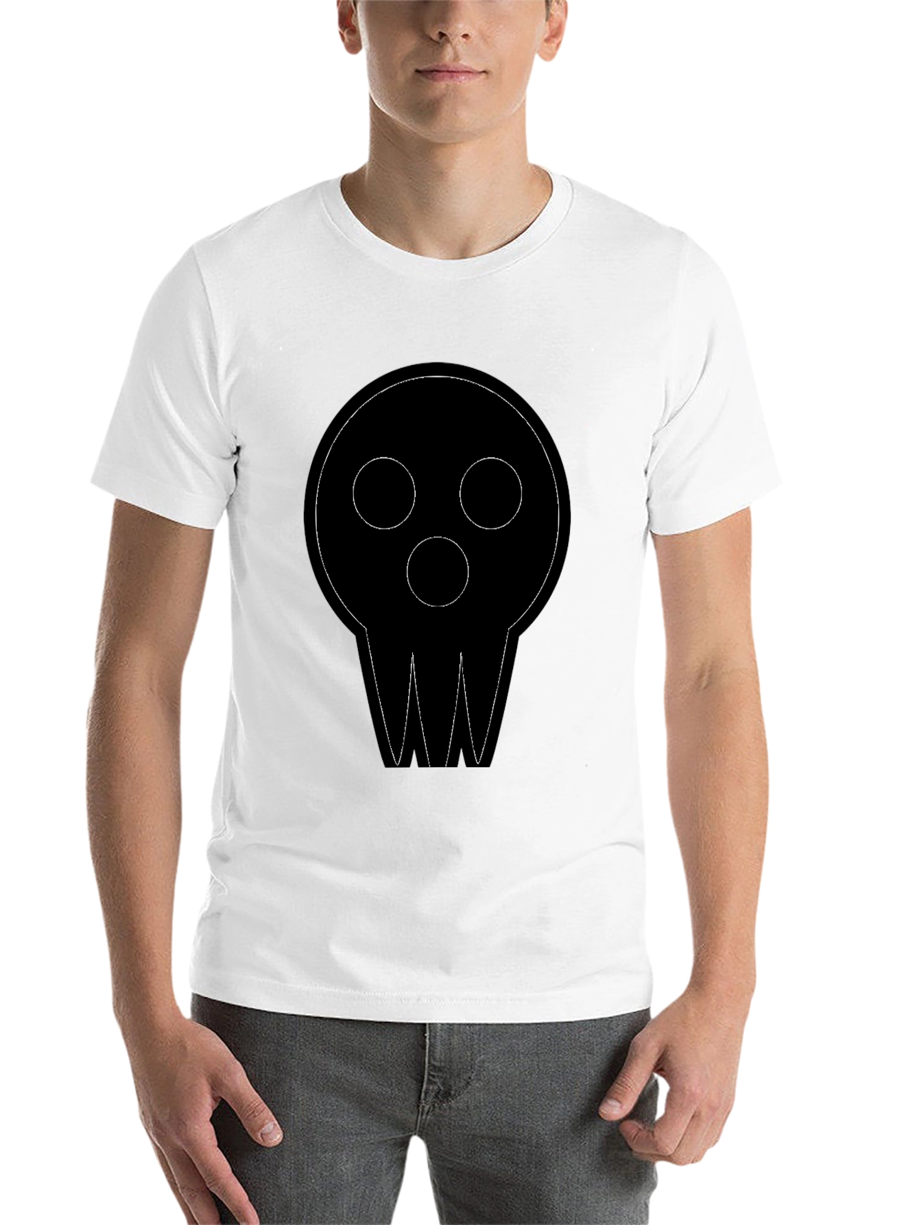 Black Skull Graphic Black T-Shirt | Casual Wear view 14