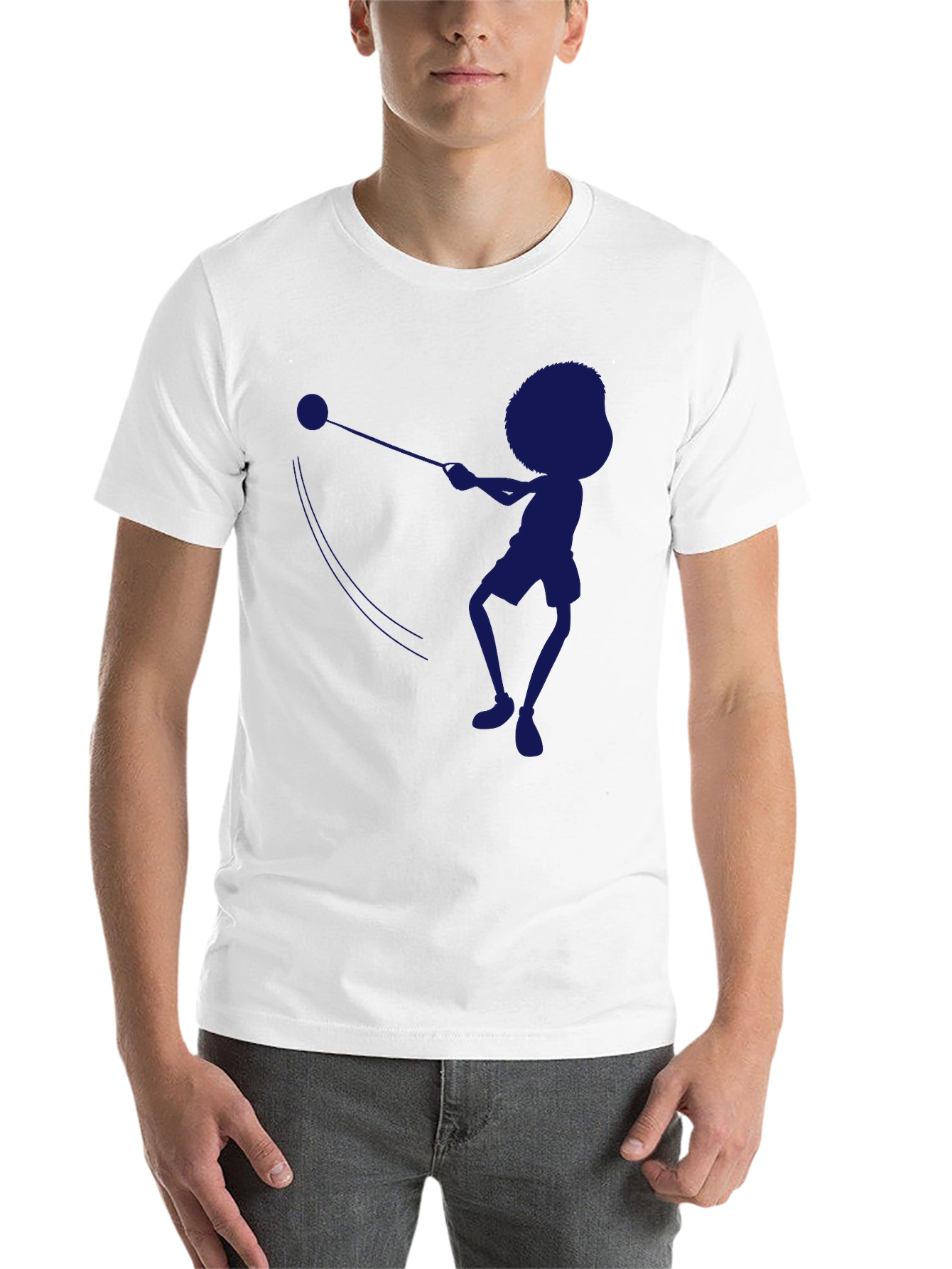 Black Hammer Throw Silhouette T-Shirt view 14