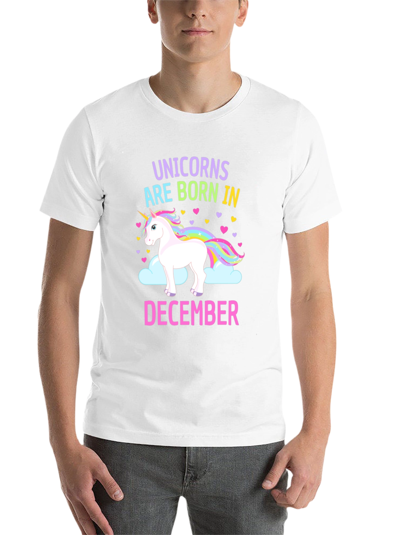 Black Unicorn December Birthday T-Shirt view 14