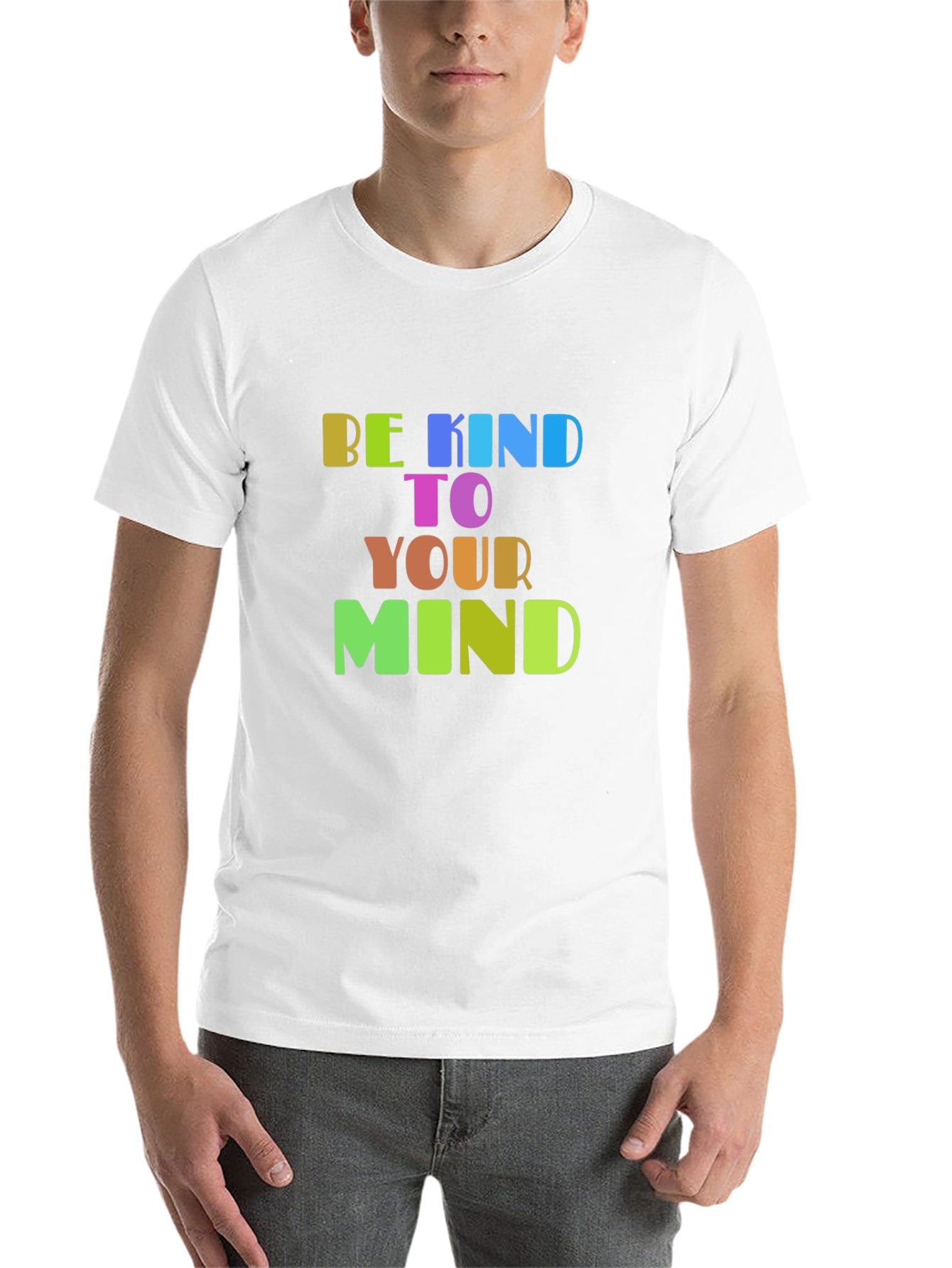 Black Be Kind To Your Mind Graphic T-Shirt view 14