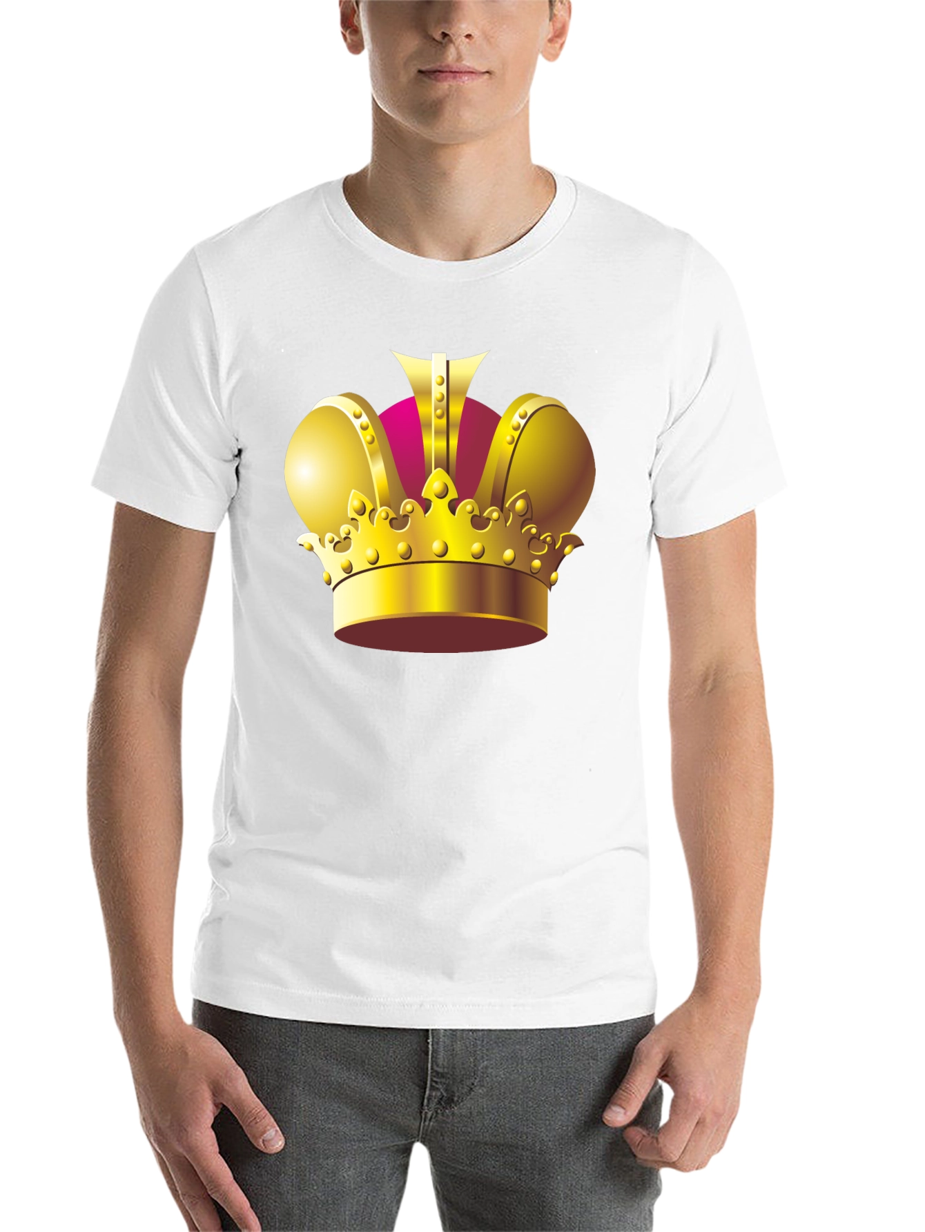 Black Regal Crown Graphic Tee - King Style view 14