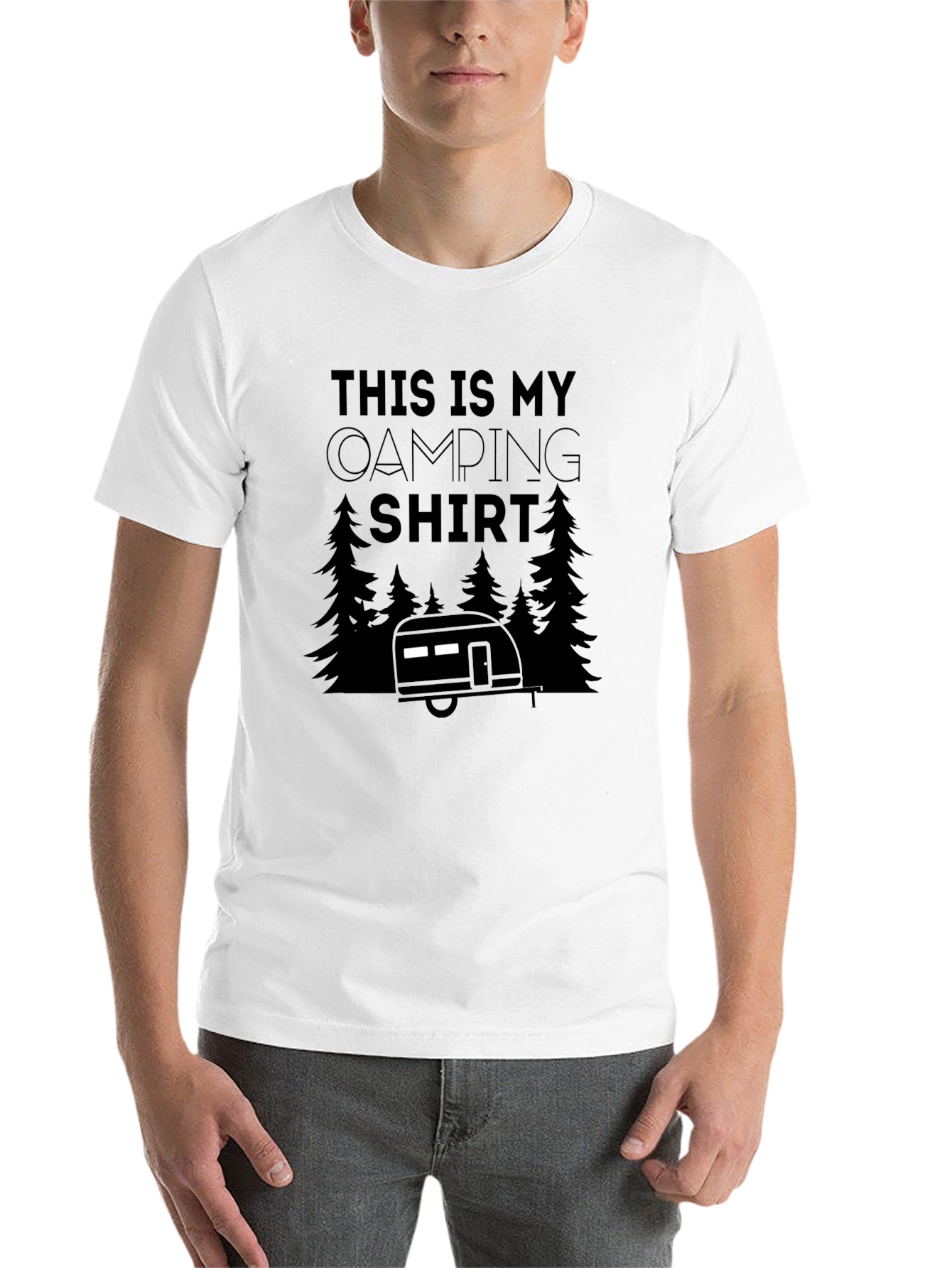 Black Camping Shirt - This Is My Camping Shirt view 14