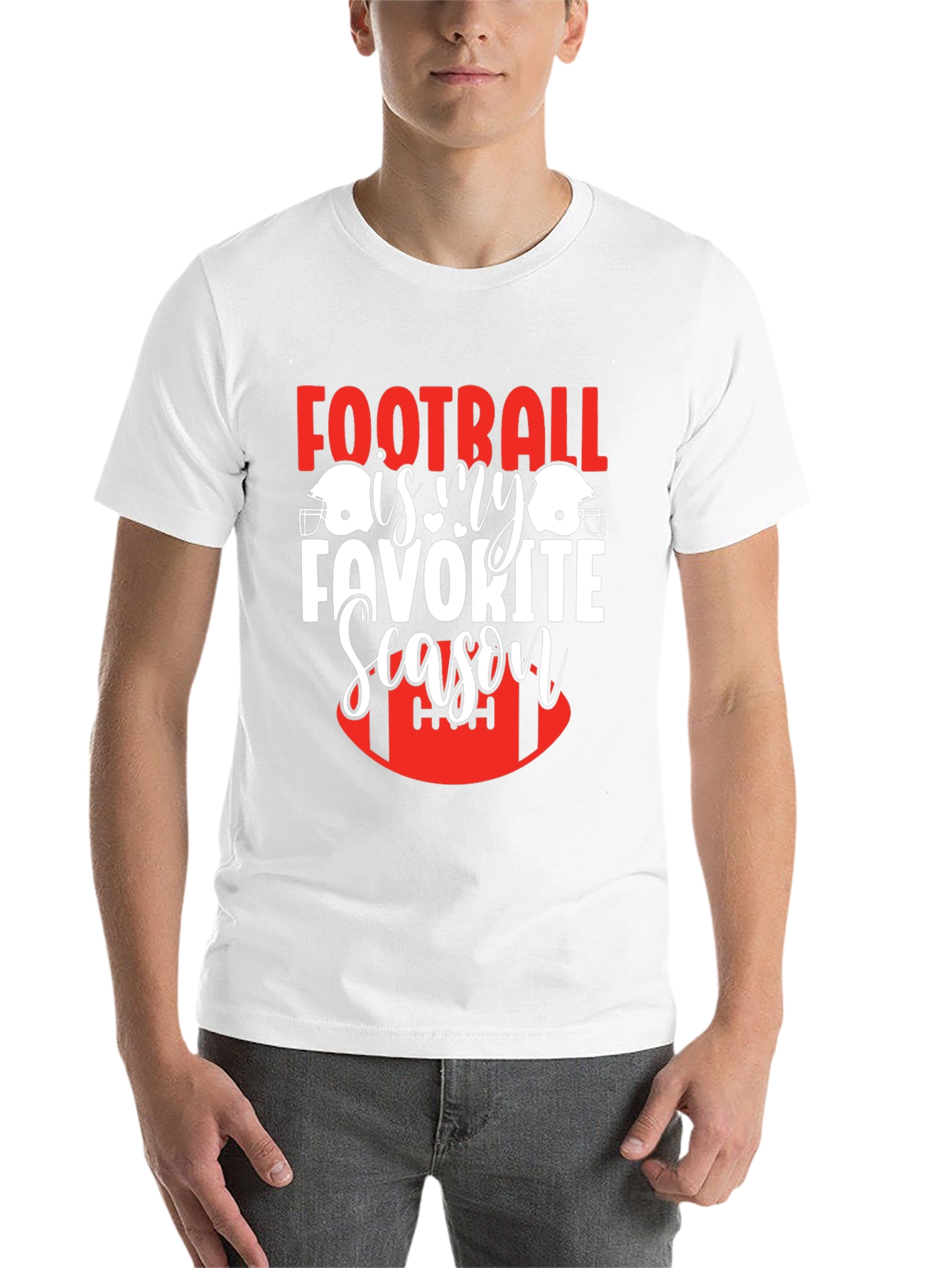 Black Football Is My Favorite Season T-Shirt view 14