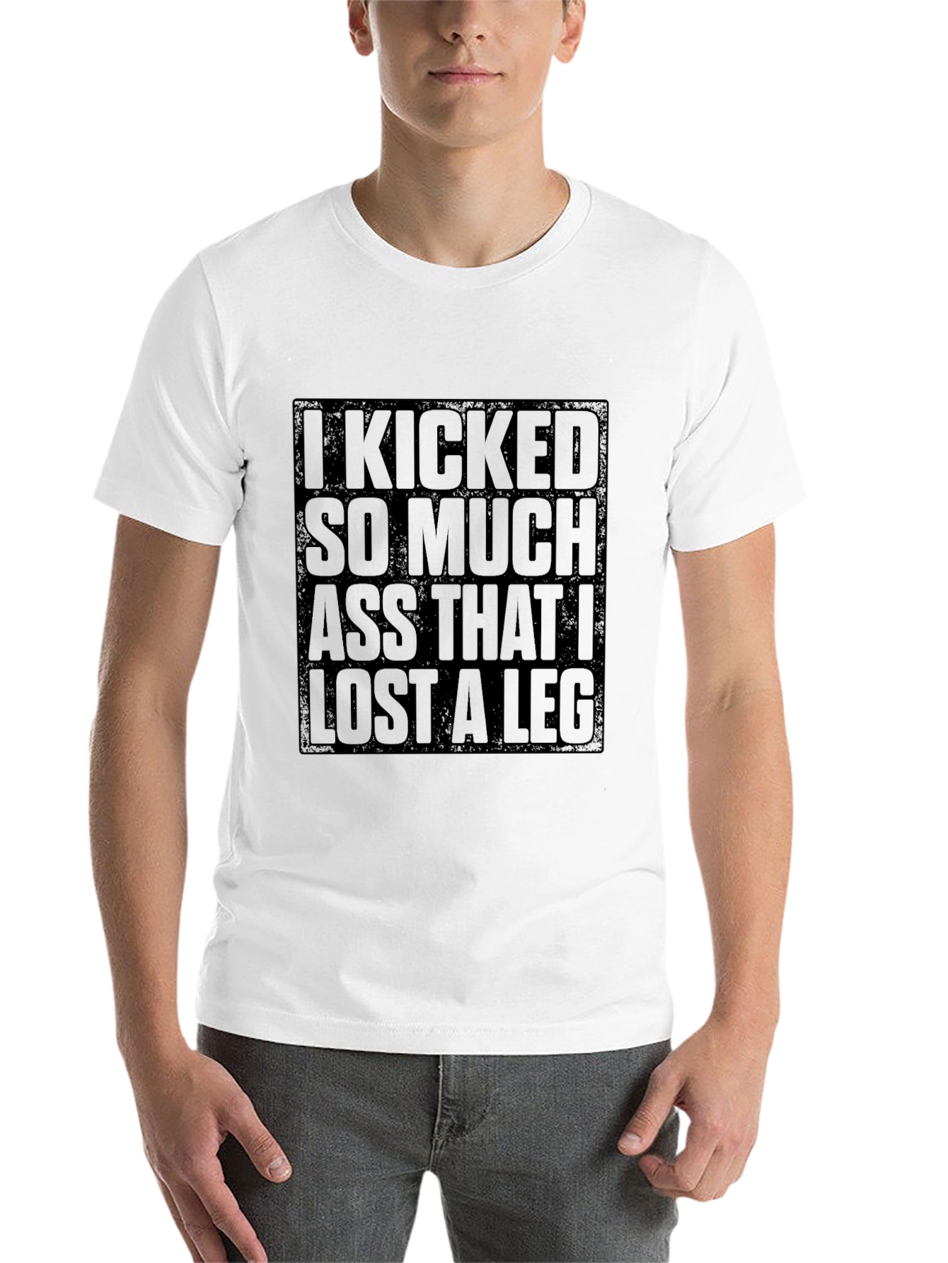 Black I Kicked So Much Ass T-Shirt - Funny Graphic Tee view 14