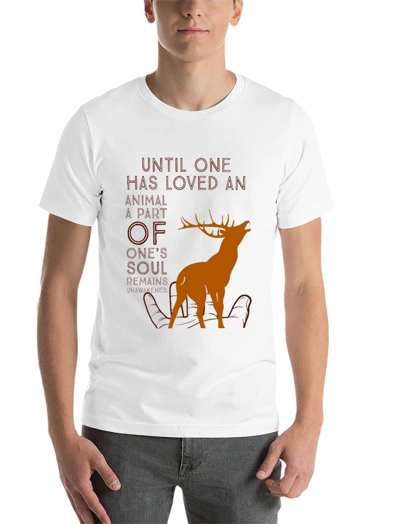 Black Wildlife Lover Graphic Tee - "Until One Has Loved" view 14