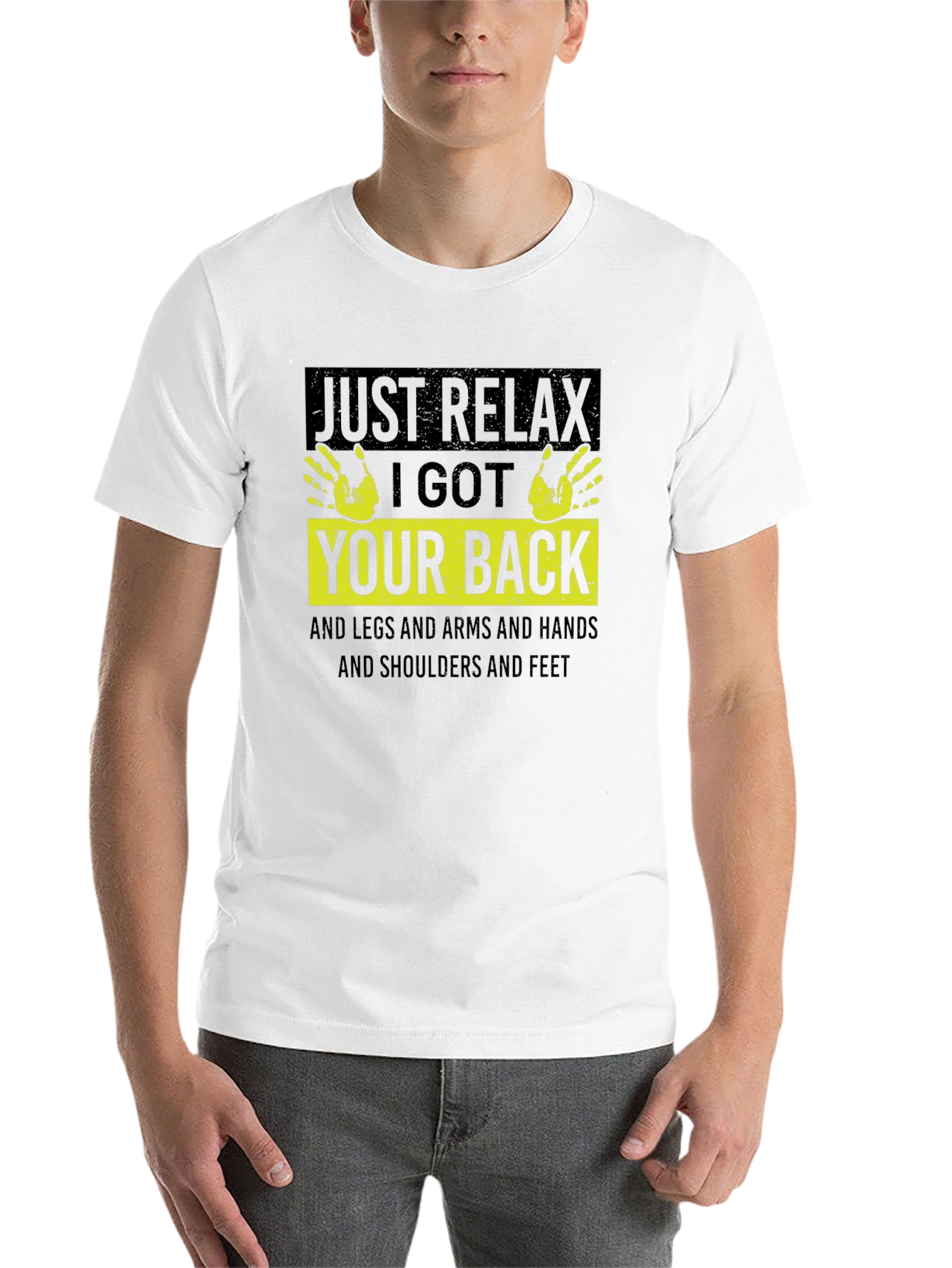 Black Just Relax I Got Your Back T-Shirt view 14