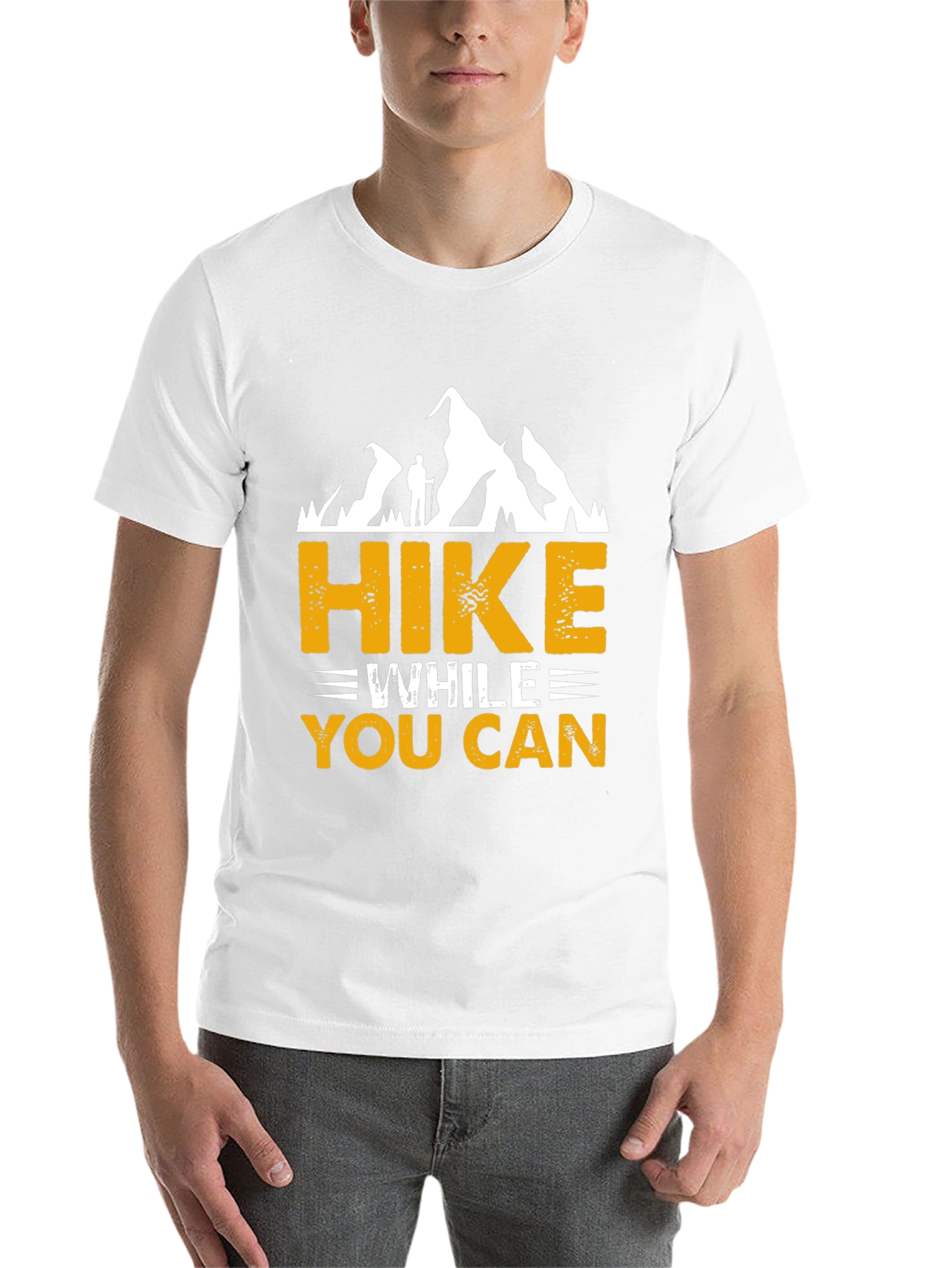 Black Hike While You Can Graphic Tee view 14