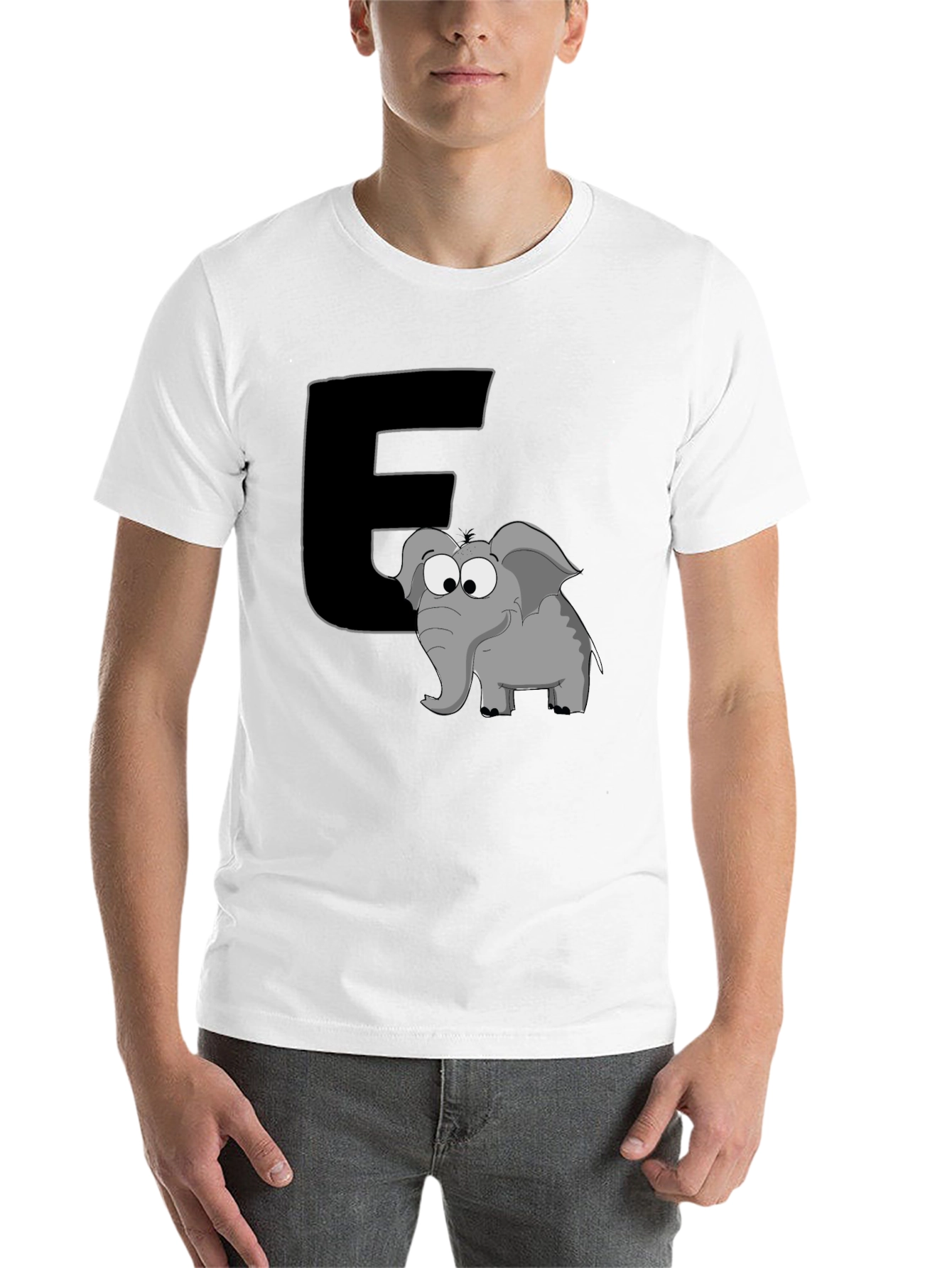 Black Elephant 'E' T-Shirt view 14