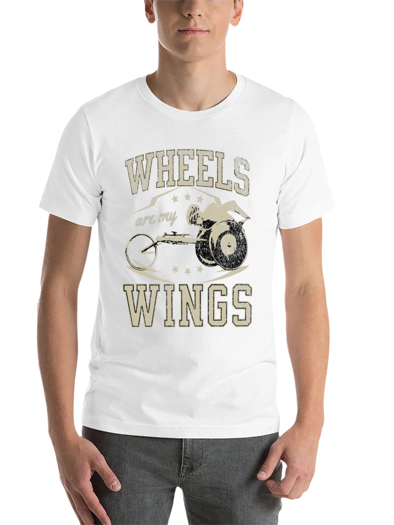 Black Wheels Are My Wings T-Shirt view 14