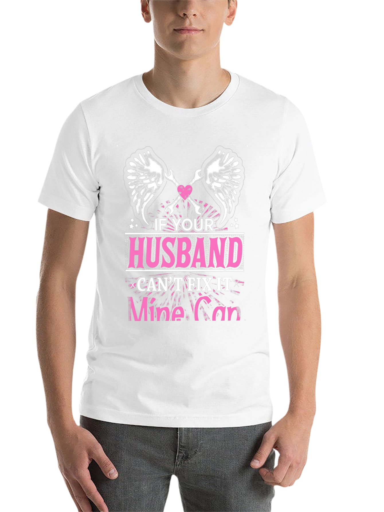 Black Husband Can't Fix It? Mine Can T-Shirt view 14