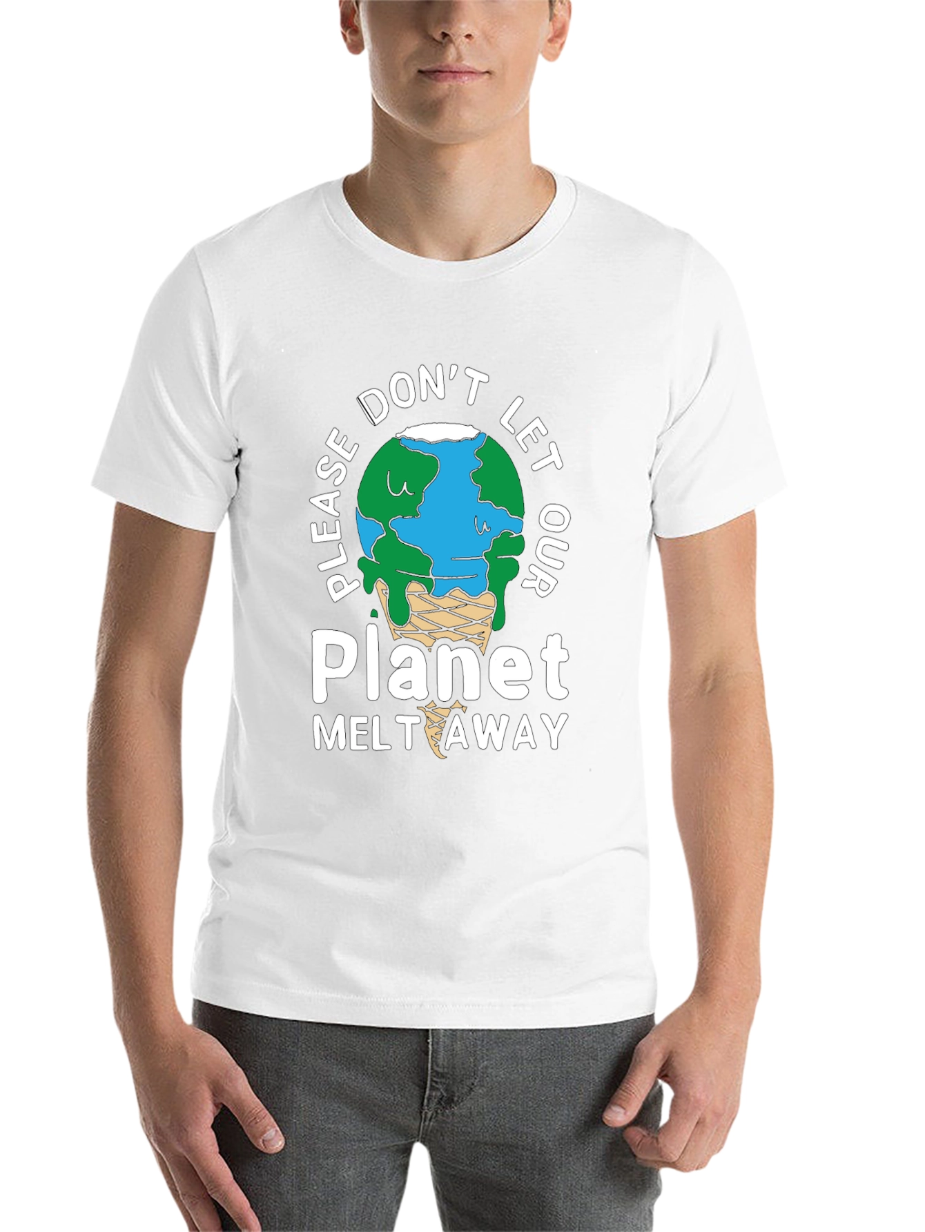 Black Planet Melt Away Graphic T-Shirt view 14