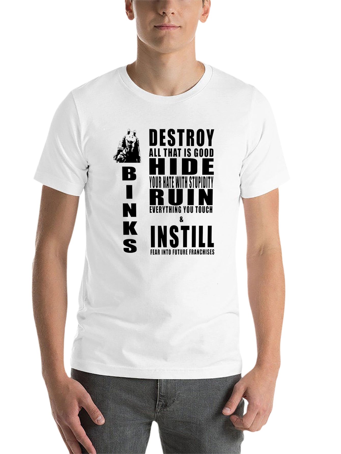 Black Destroy All That Is Good Tee view 14
