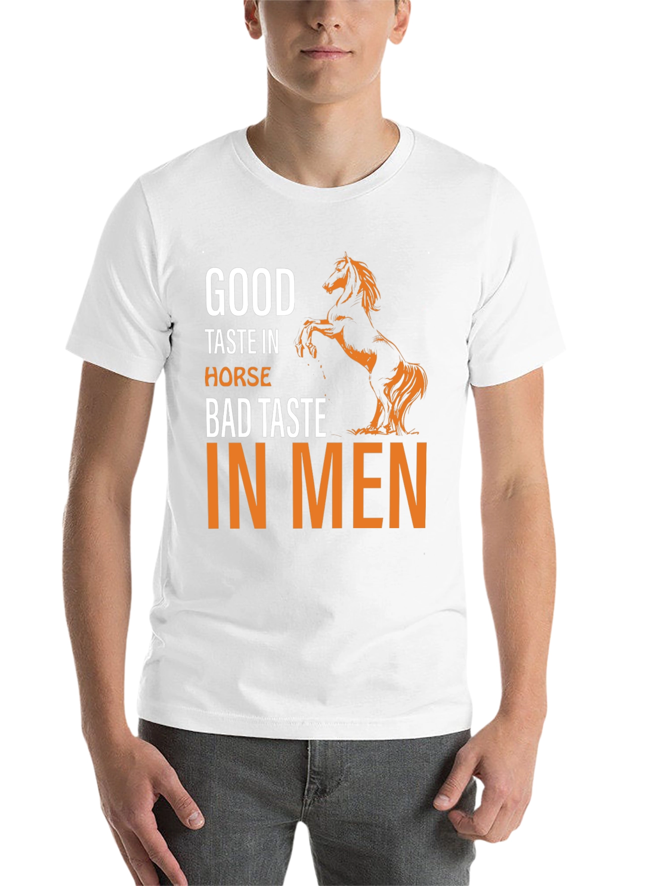 Black Humorous Horse Lover T-Shirt view 14