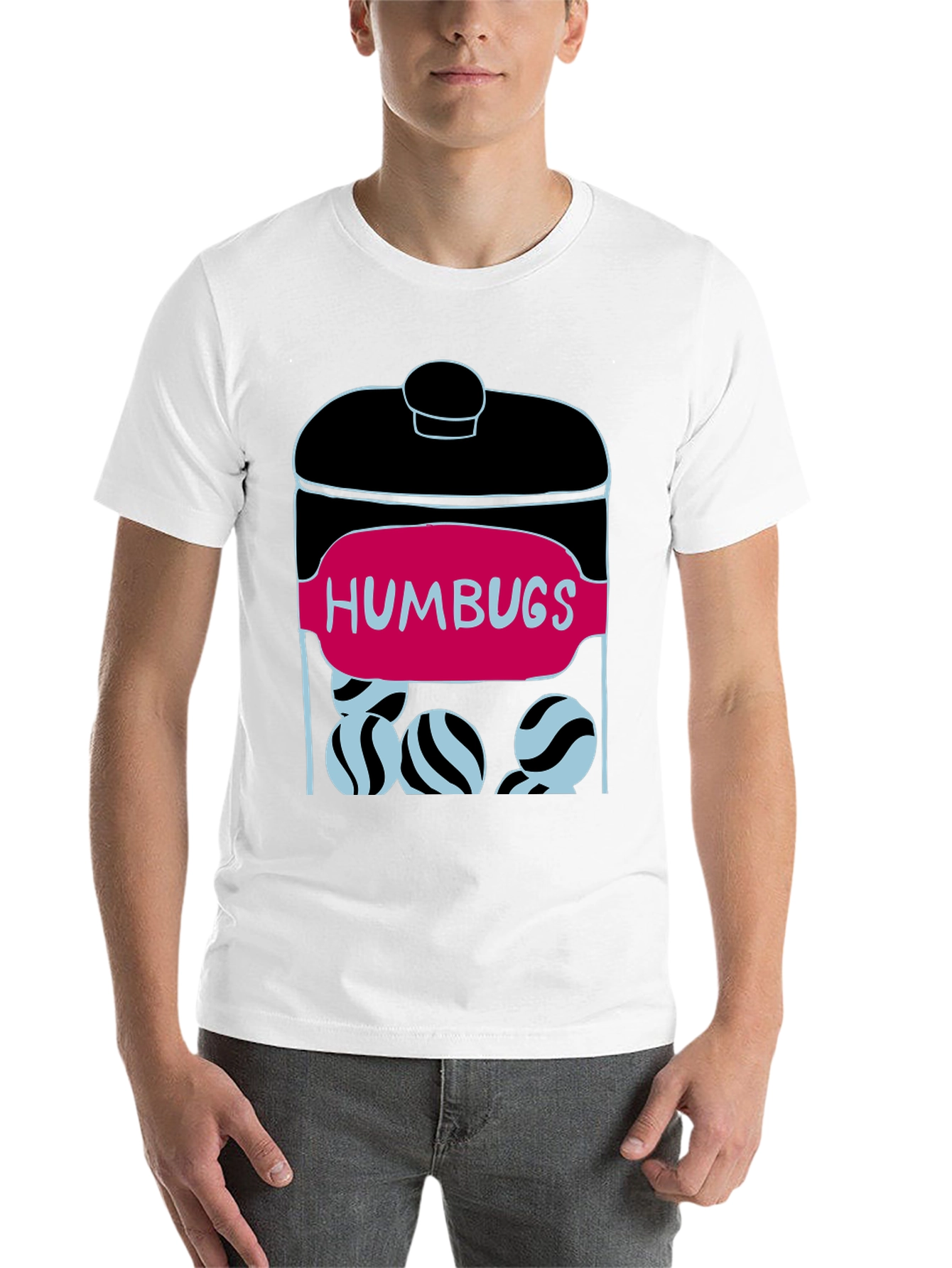 Black Humbugs Candy Jar T-Shirt view 14