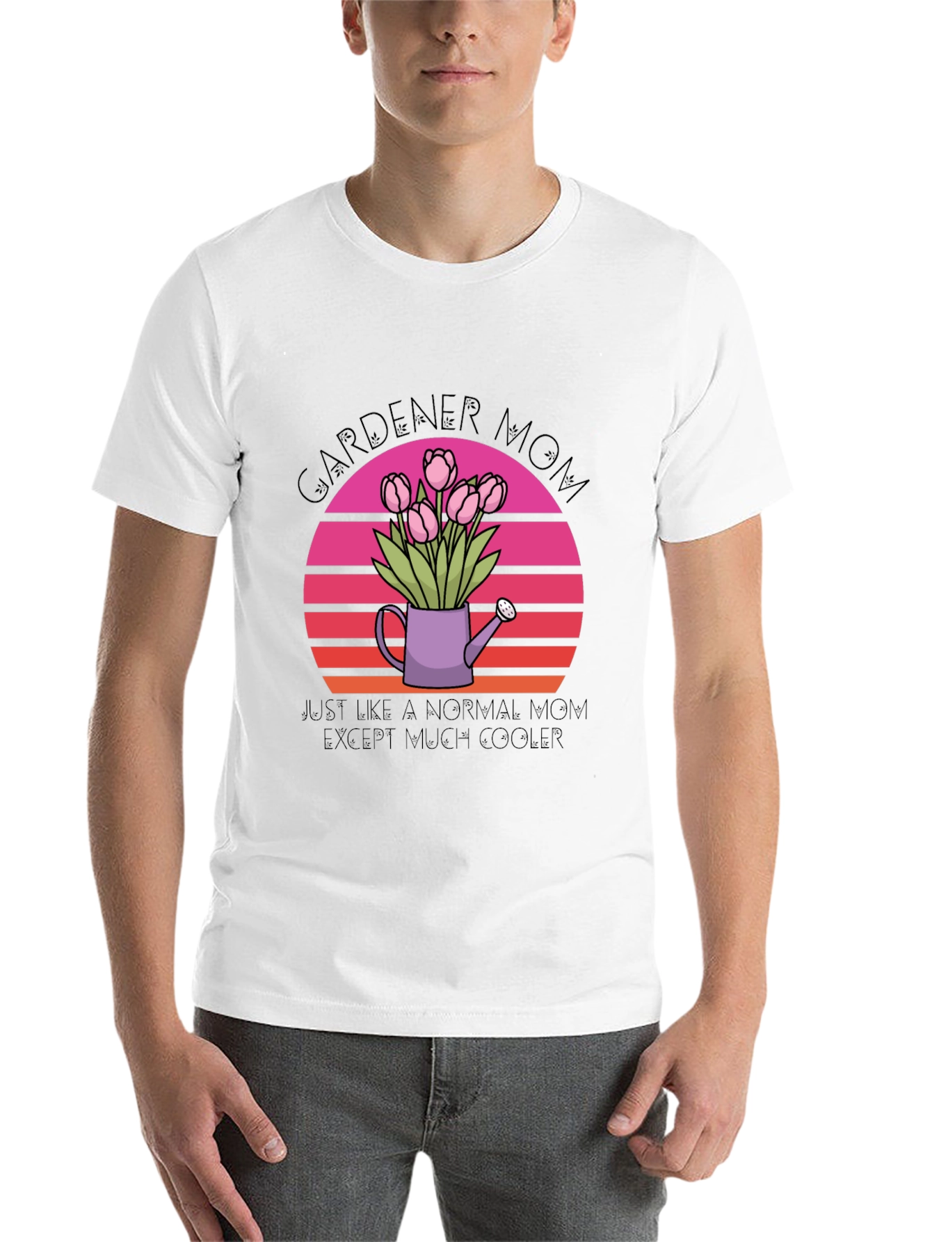 Black Gardener Mom T-Shirt - Unique Gift for Plant Loving Moms view 14