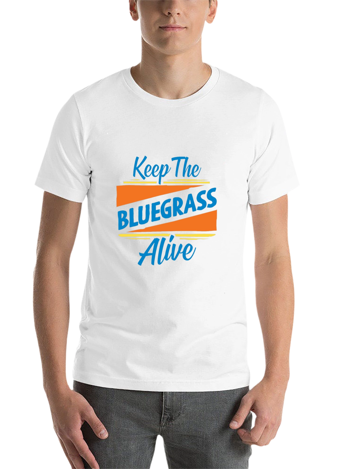Black Keep The Bluegrass Alive Black T-Shirt view 14