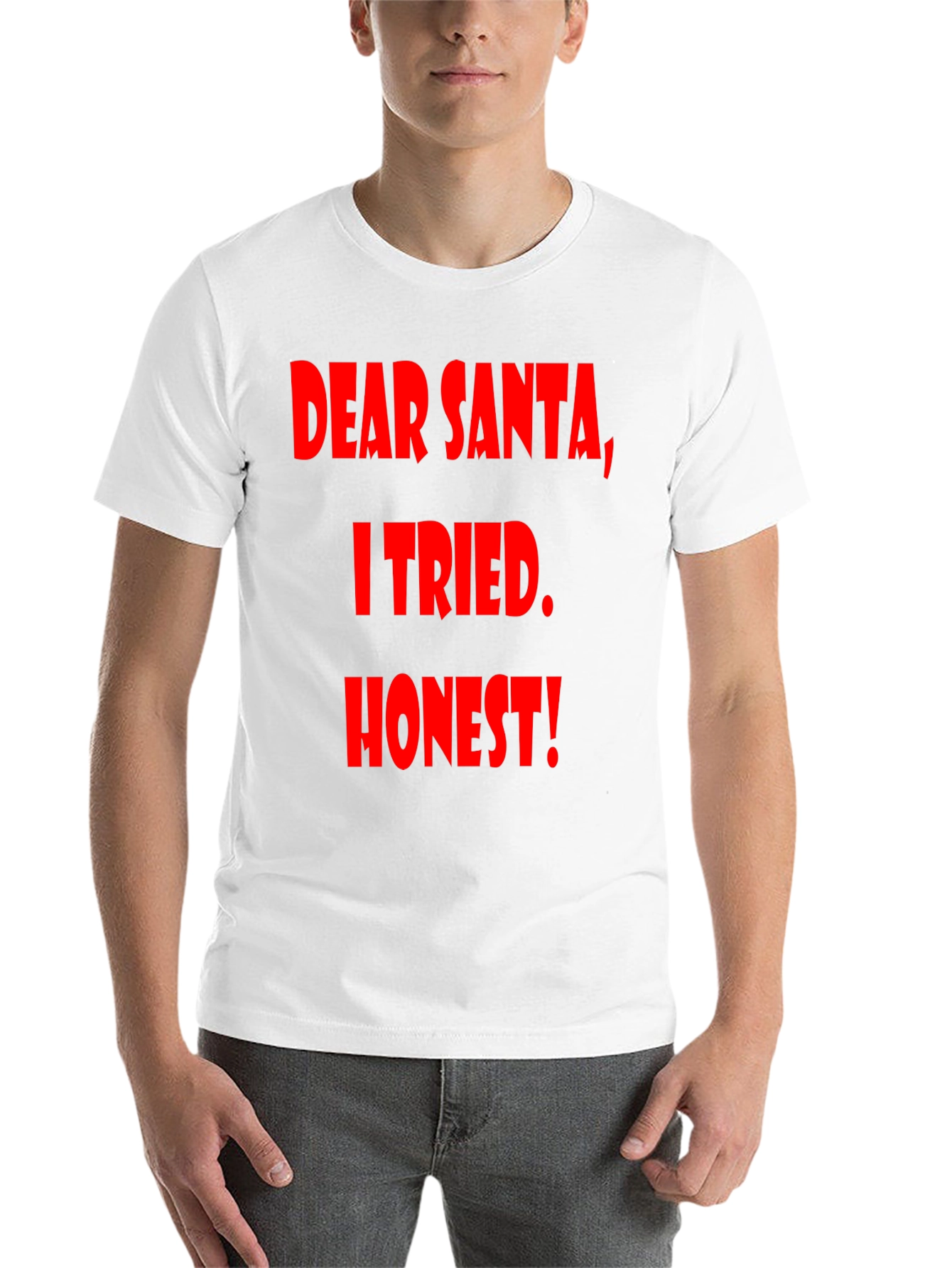 Dear Santa I Tried Honest! Graphic Tee - 14