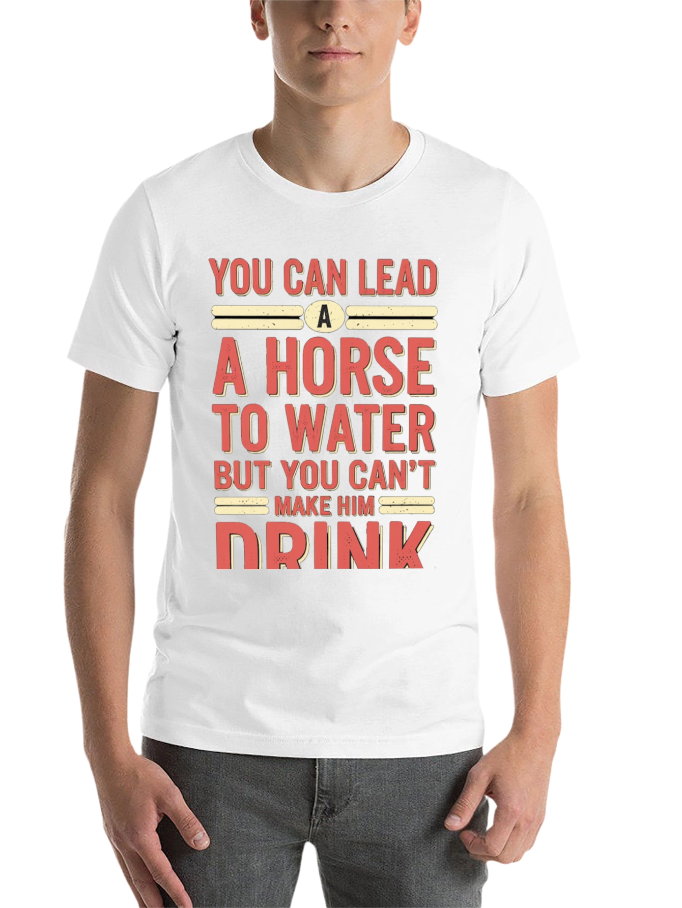 Black Funny Horse Saying T-Shirt view 14