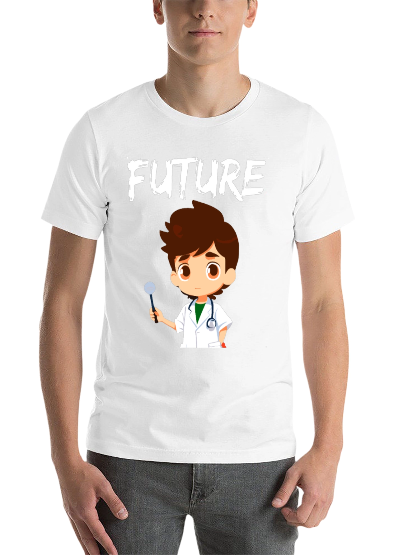 Black Future Dentist T-Shirt - Cute Cartoon Graphic view 14