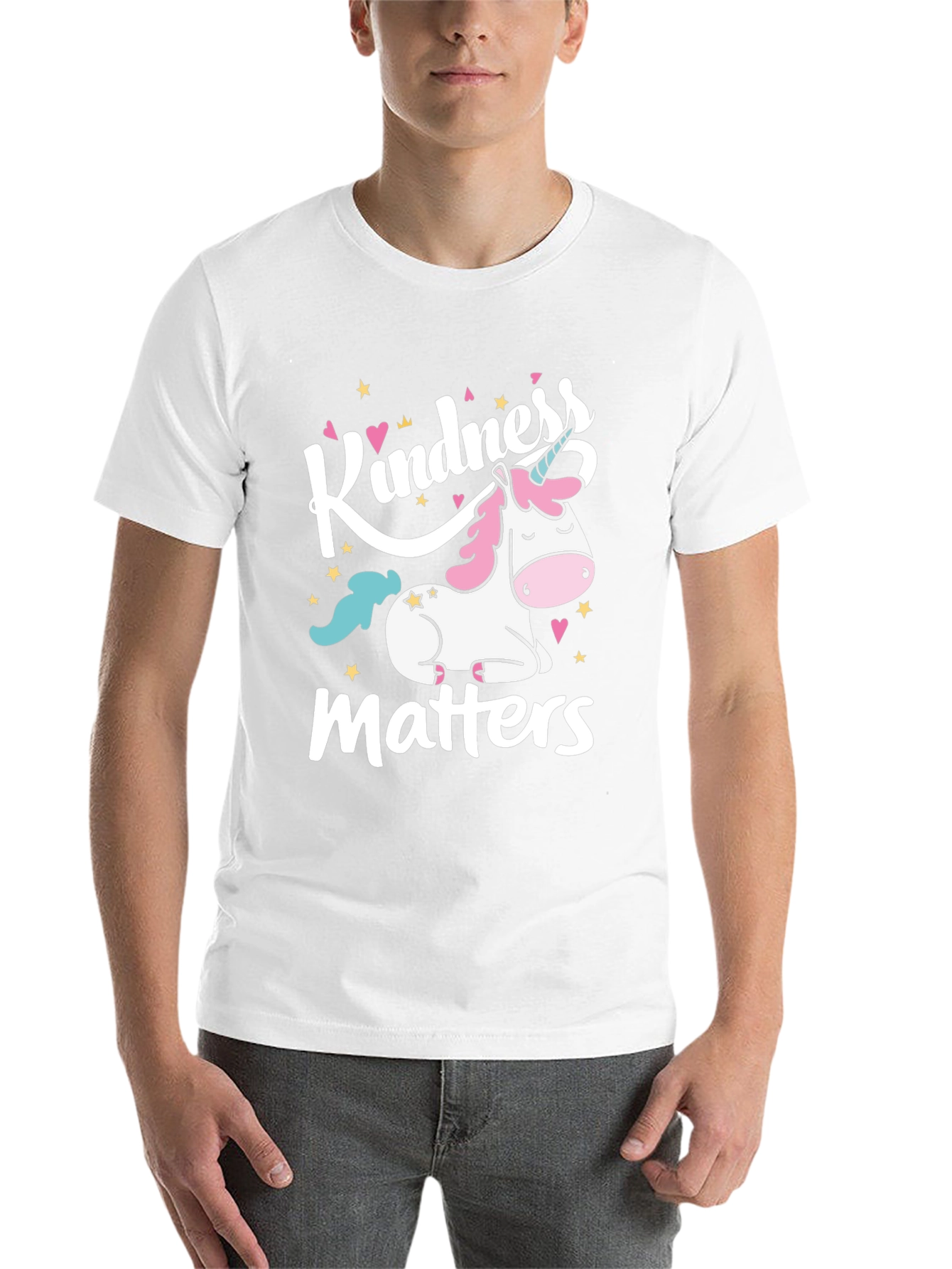 Black Kindness Matters Unicorn Graphic Tee view 14