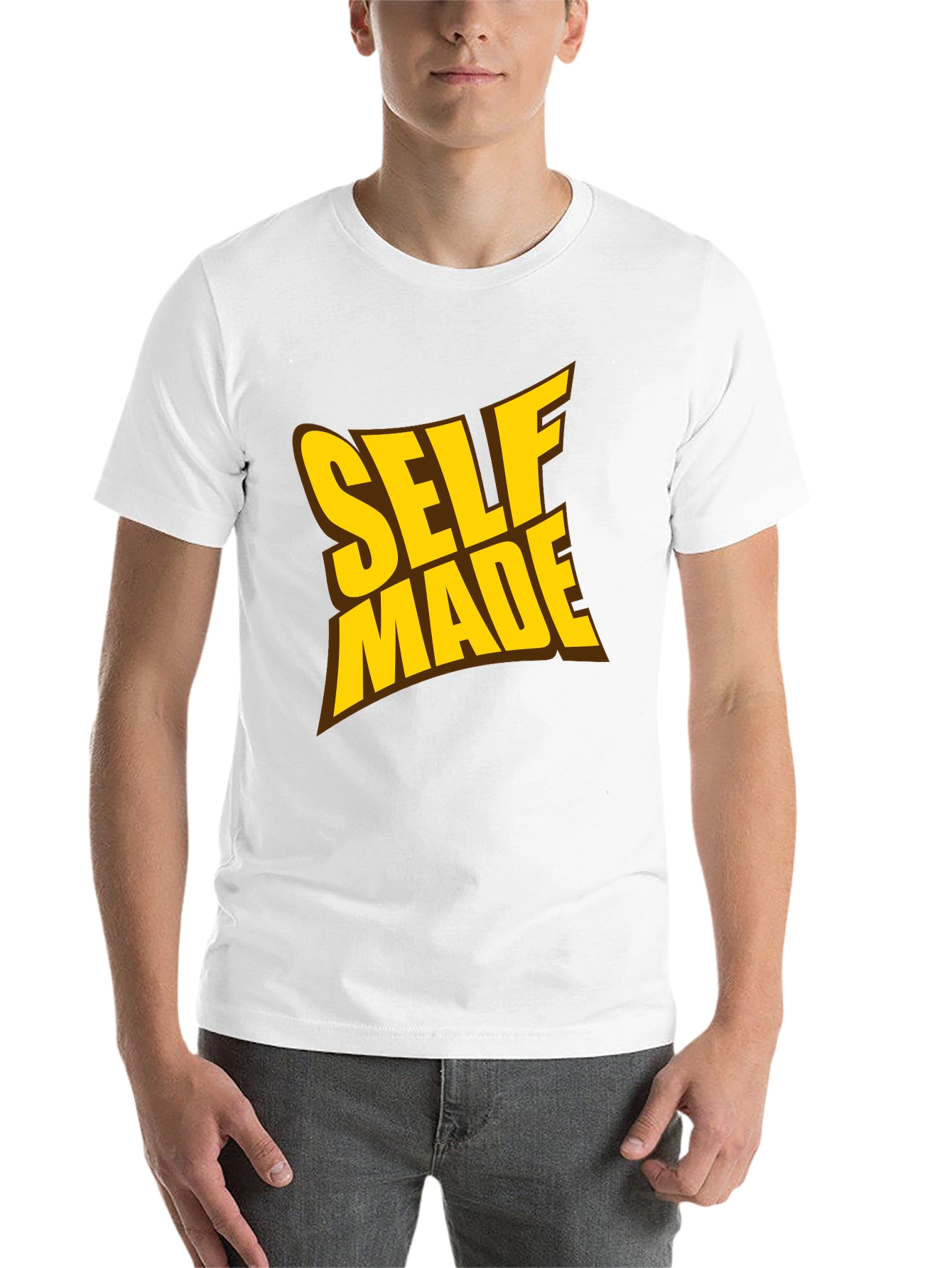 Black Self Made Graphic Tee - Black T-Shirt view 14