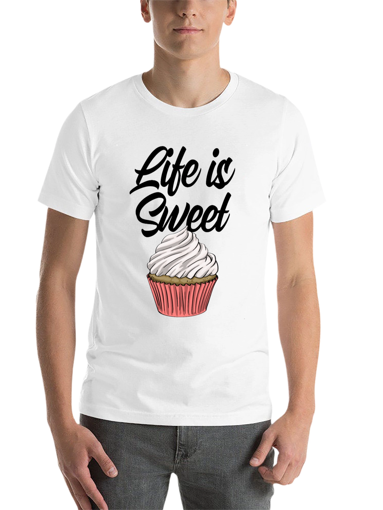 Black Life is Sweet Cupcake Graphic Tee view 14