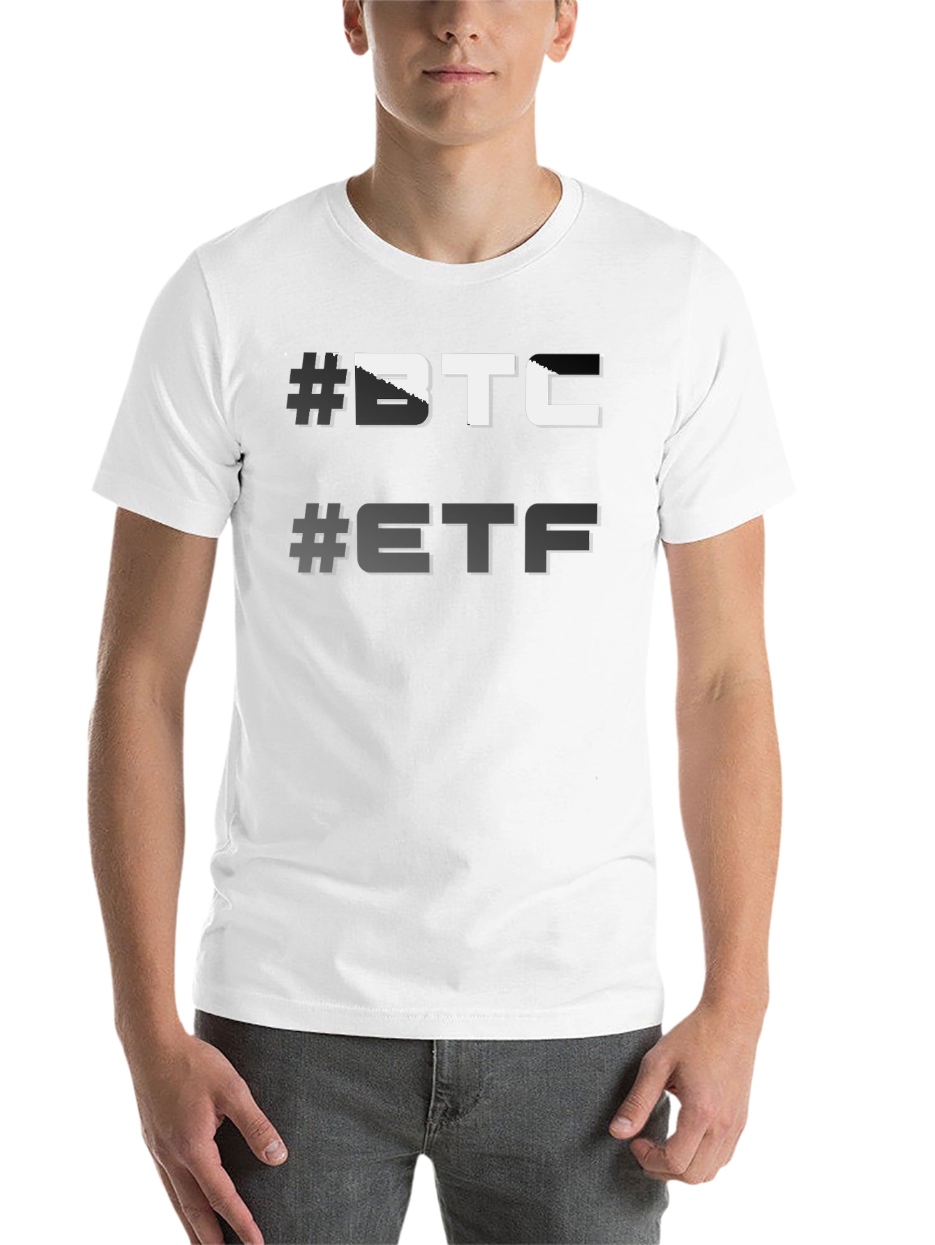 Black Crypto Investor T-Shirt - #BTC #ETF view 14