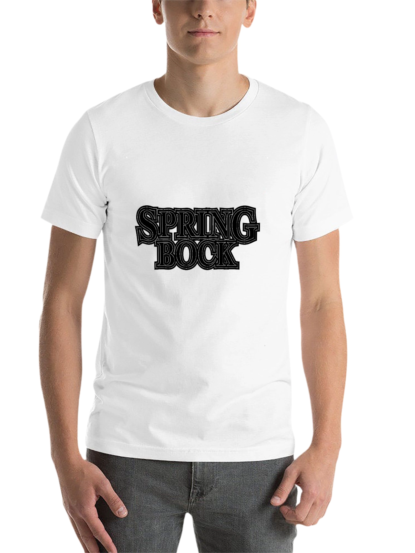 Black Spring Bock Graphic T-Shirt - Retro Style view 14