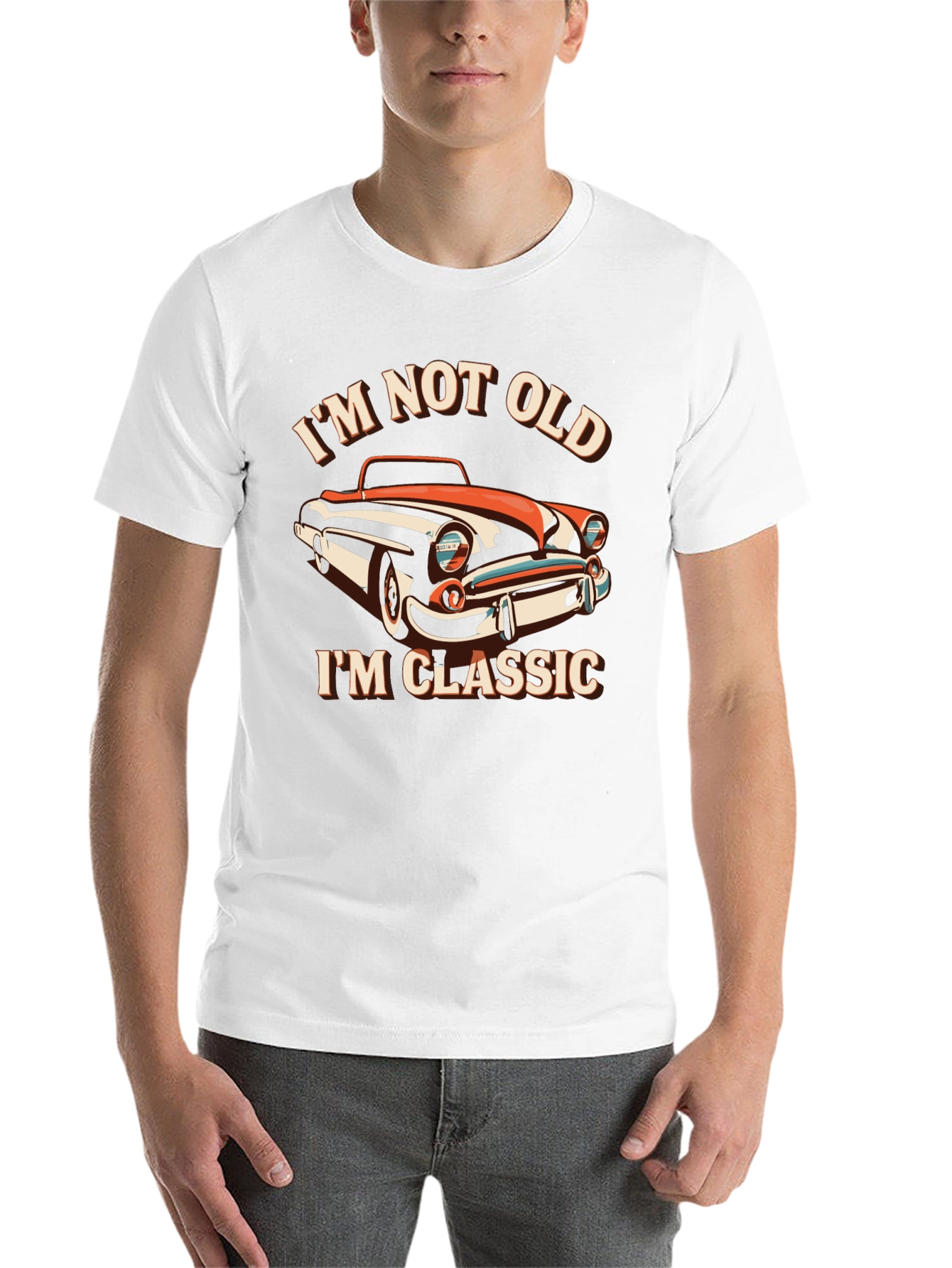 Black I'm Not Old, I'm Classic Car T-Shirt view 14