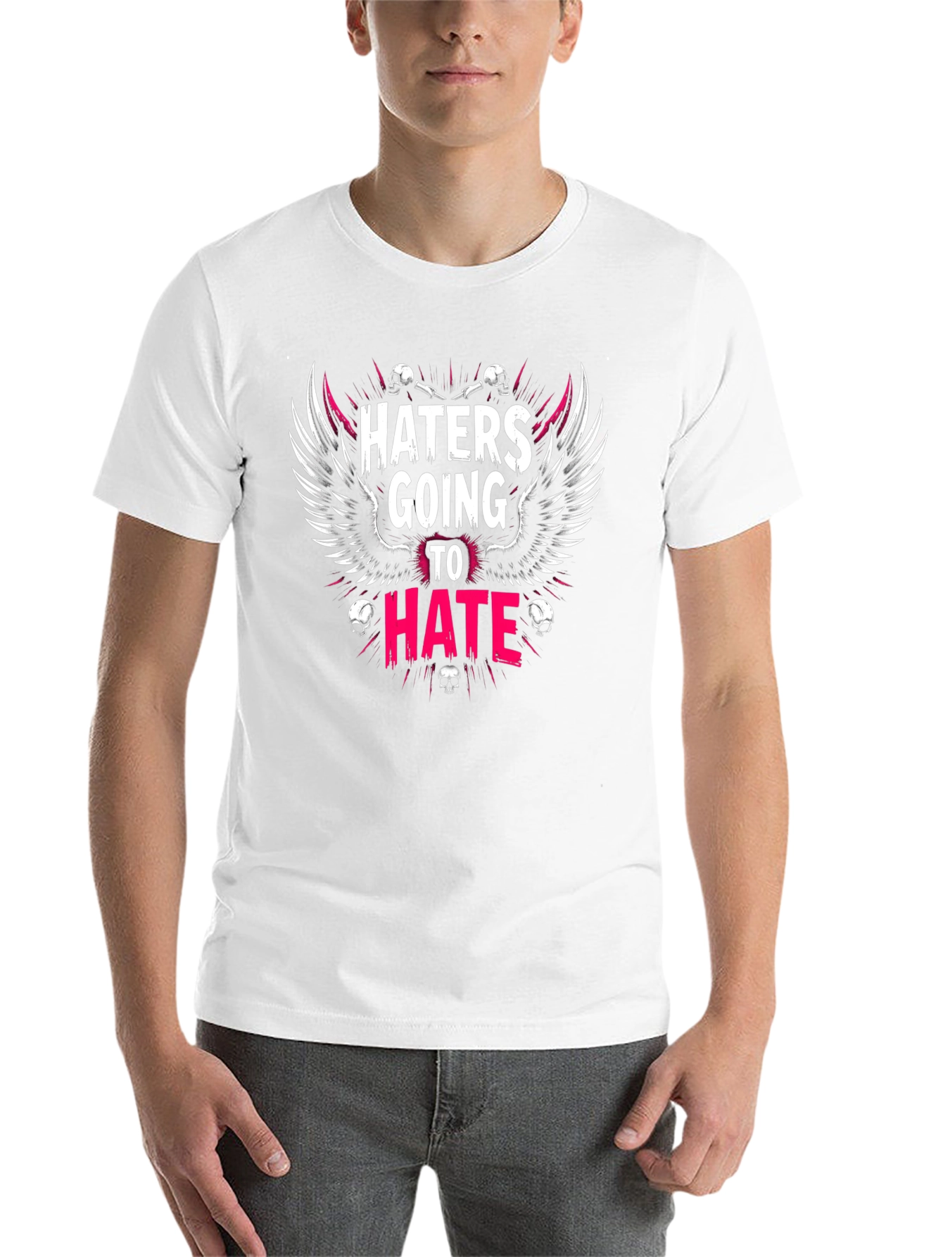Black Haters Going to Hate Graphic T-Shirt view 14