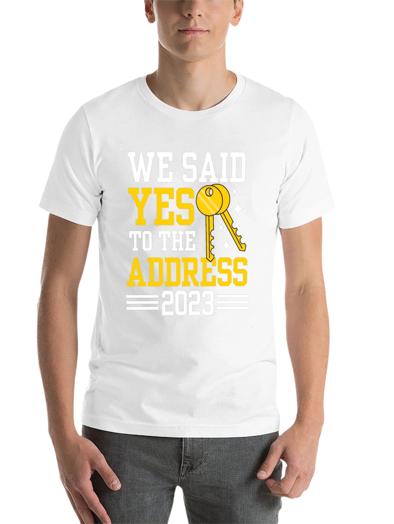 Black We Said Yes To The Address T-Shirt view 14