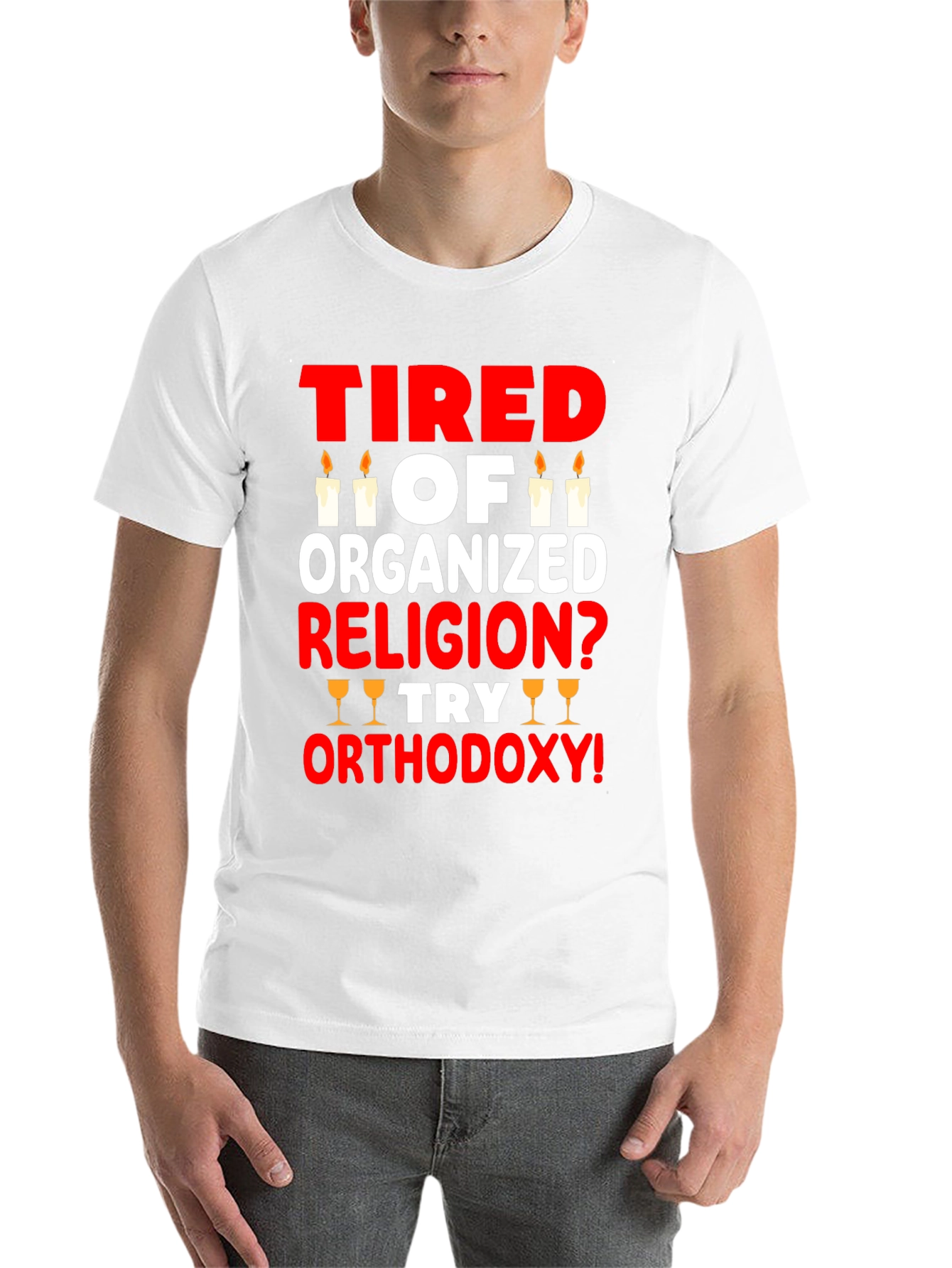 Black Tired of Religion T-Shirt view 14