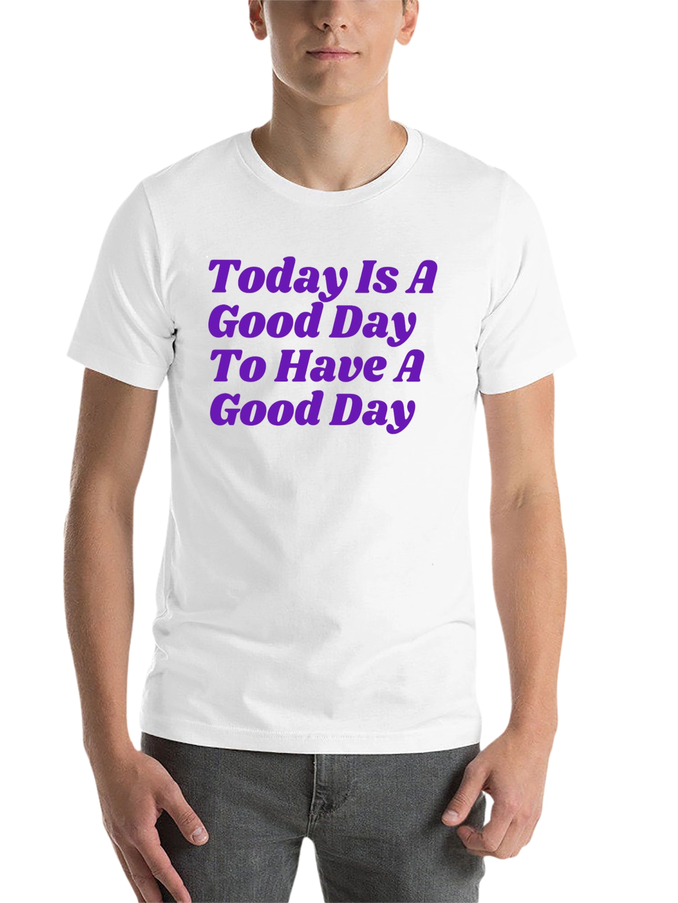 Black Good Day Graphic Tee - Black view 14
