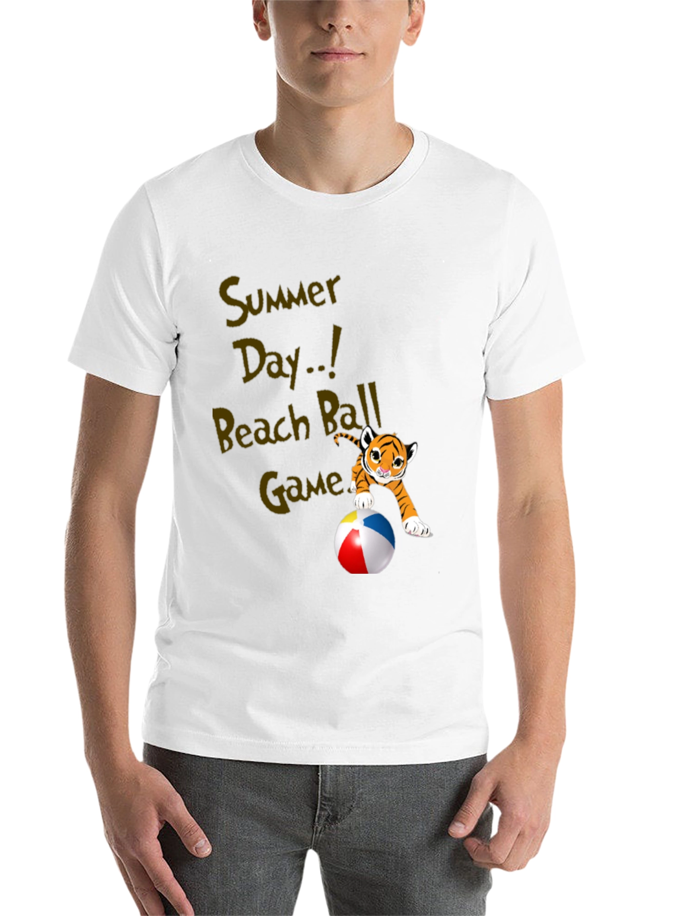 Summer Beach Ball Game T-Shirt - 14