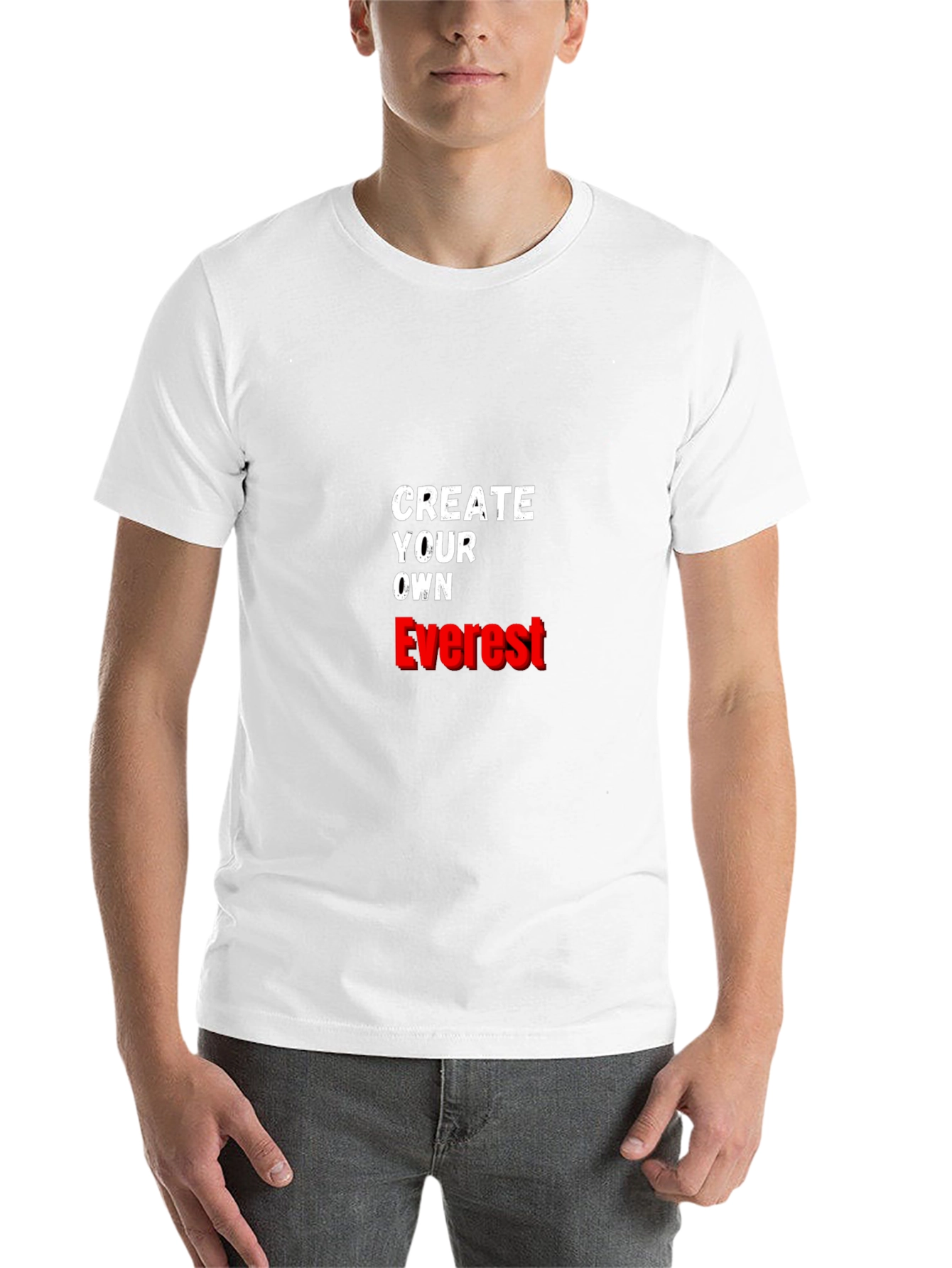 Black Create Your Own Everest Graphic Tee - Black Cotton view 14
