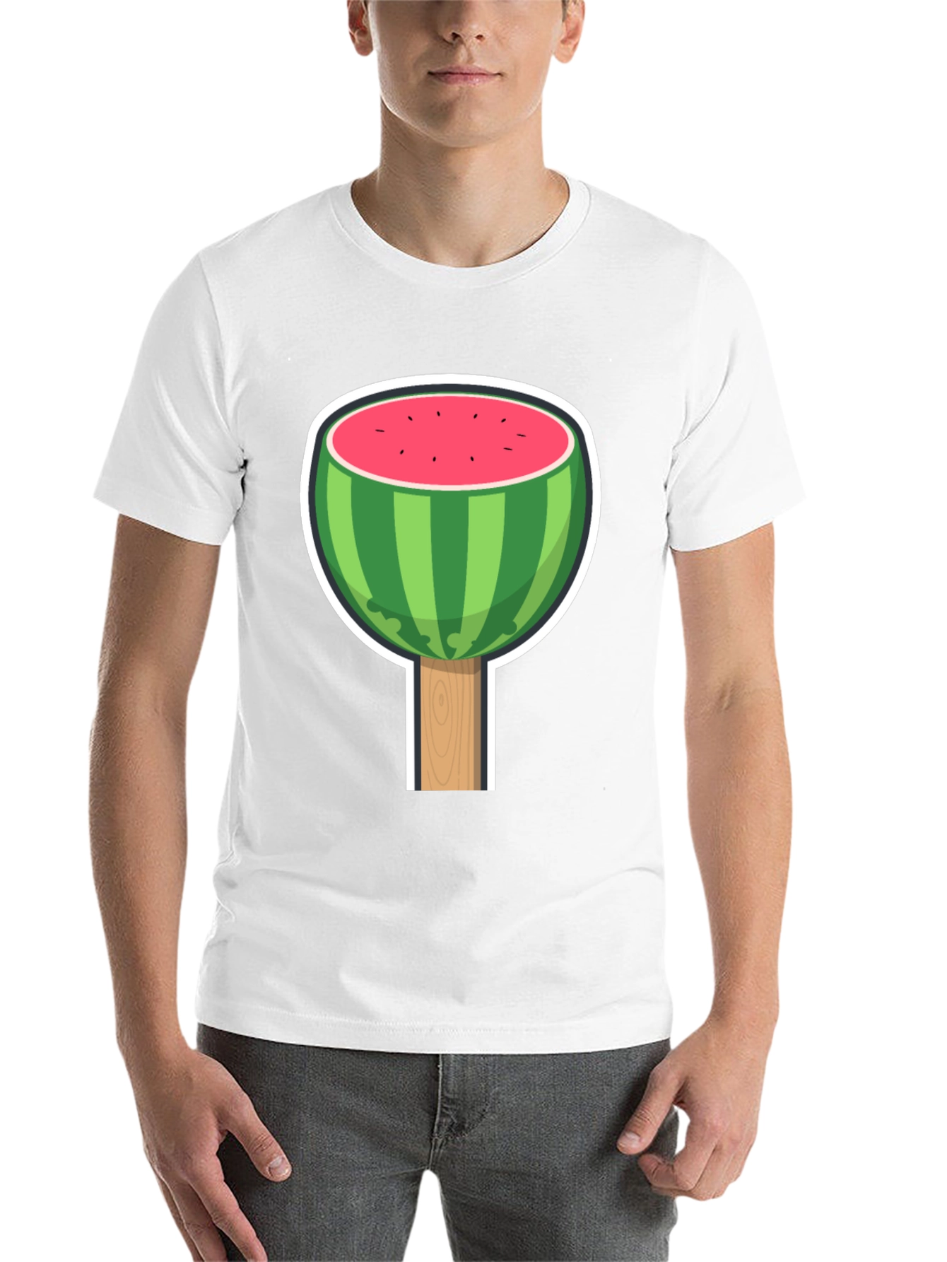 Black Watermelon Lollipop Graphic Tee view 14