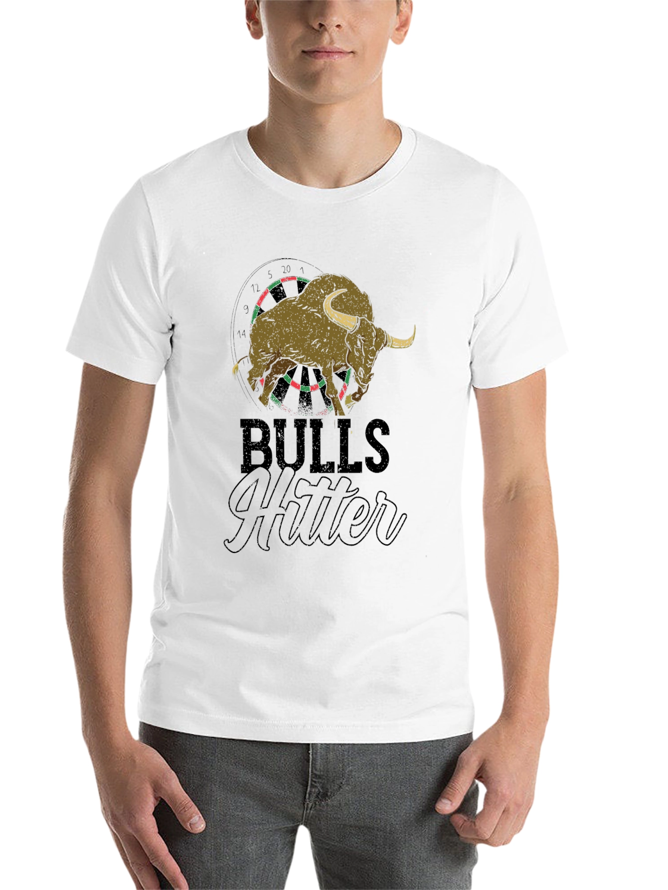 Black Bulls Hitter Graphic T-Shirt view 14