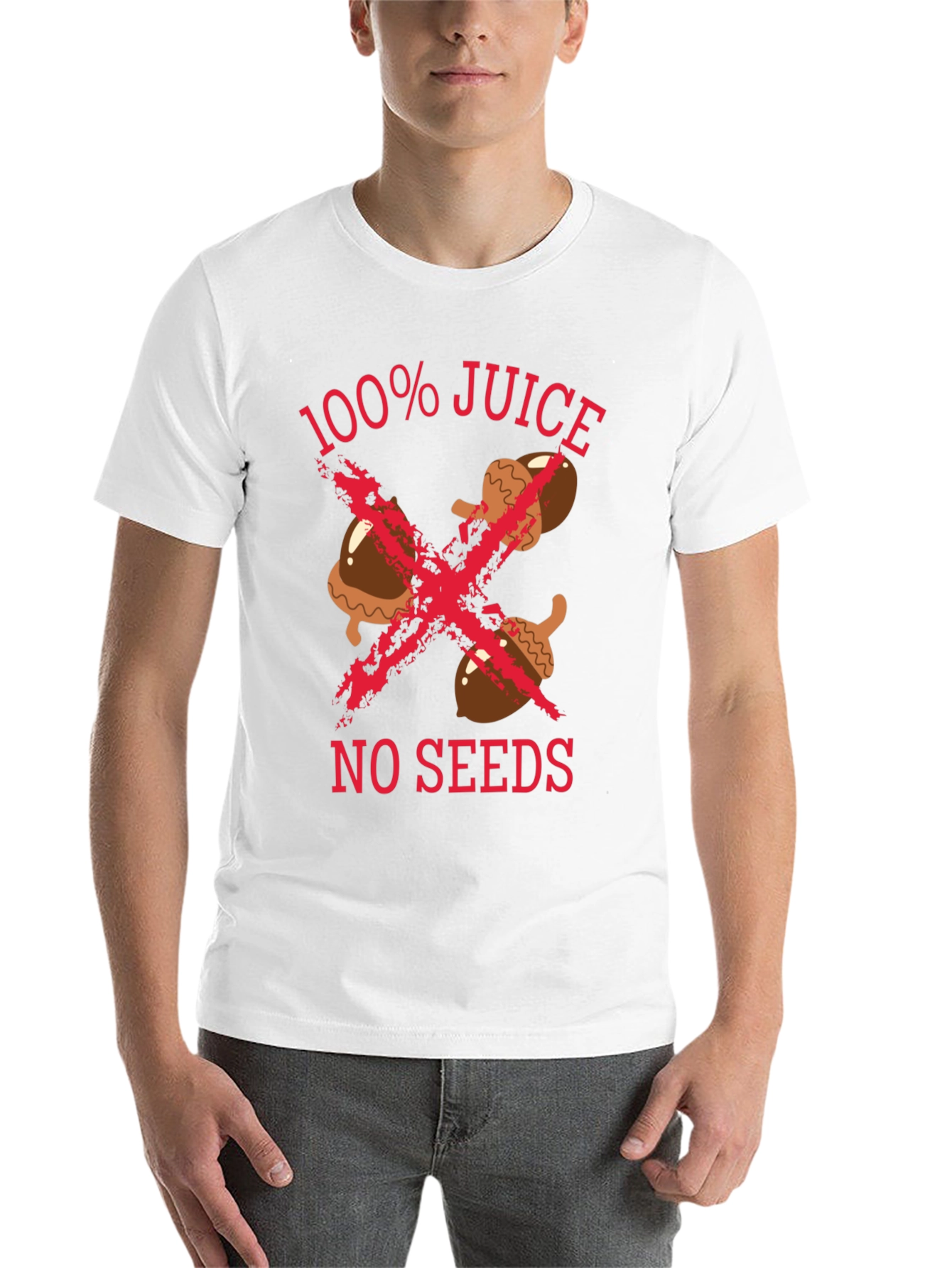 Black 100% Juice No Seeds Graphic Tee - Black view 14