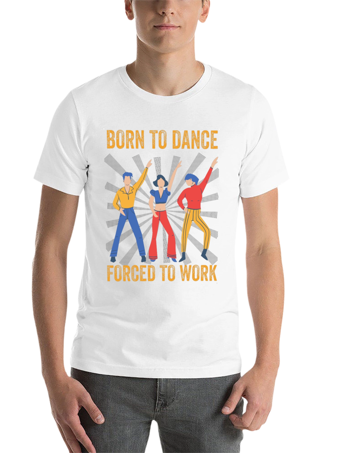 Black Born To Dance T-Shirt view 14