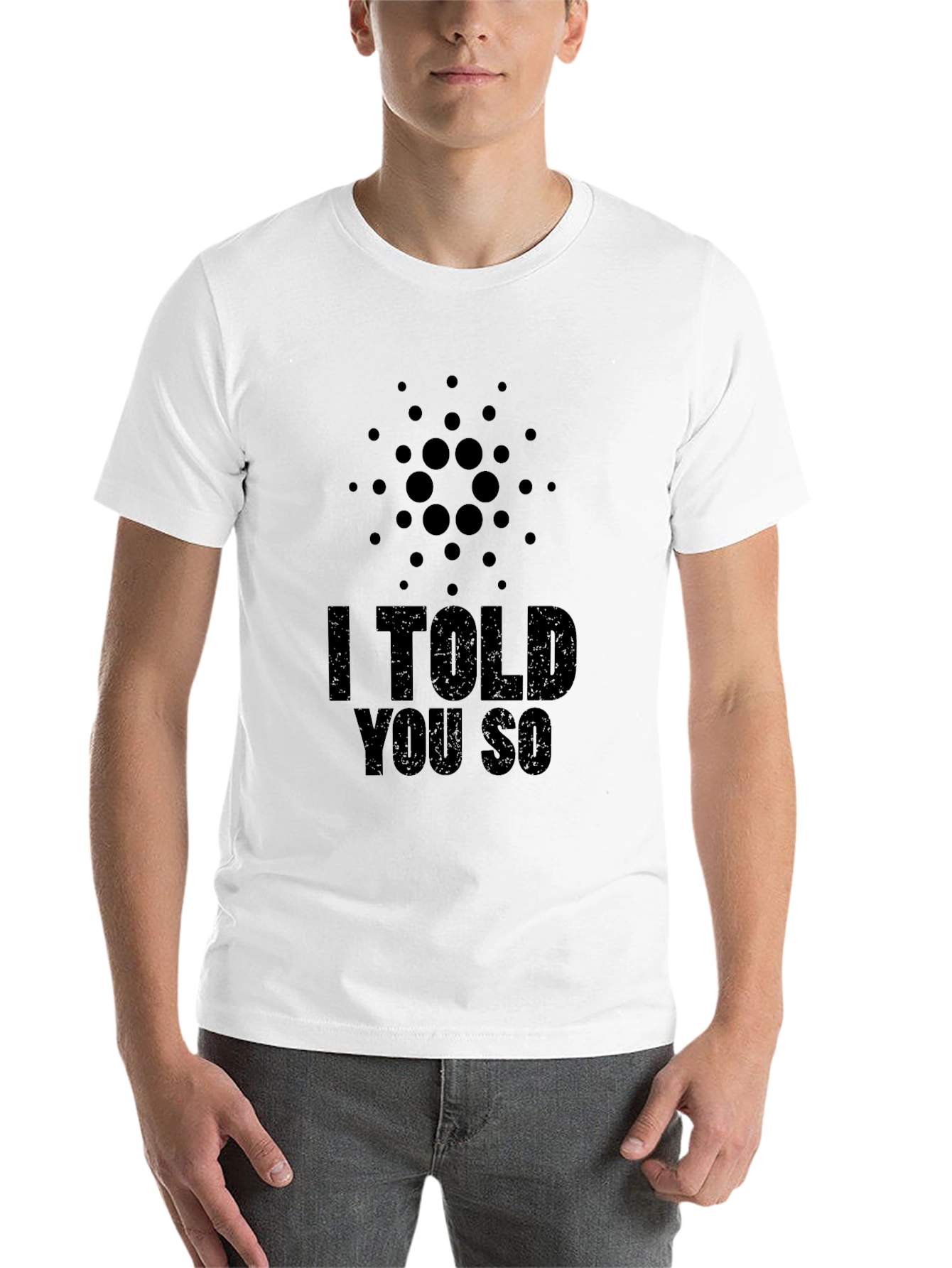 Black Cryptocurrency T-Shirt - I Told You So - Black view 14