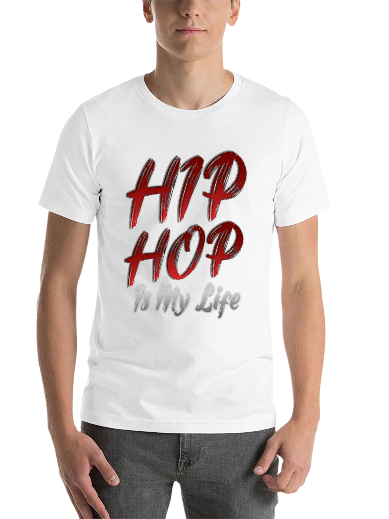 Black Hip Hop Is My Life Graphic Tee view 14